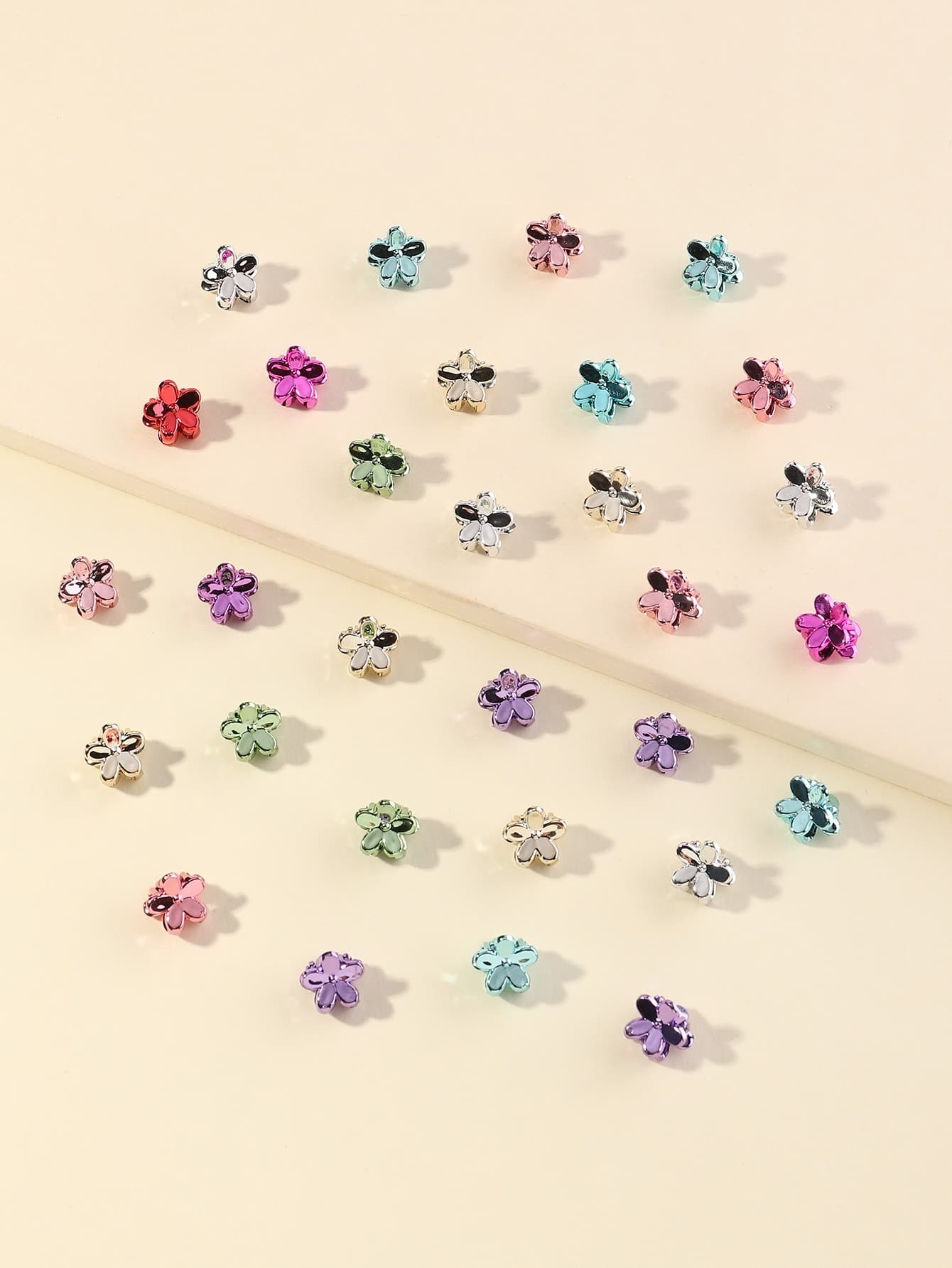 20pcs Random Color Hair Claw Boho