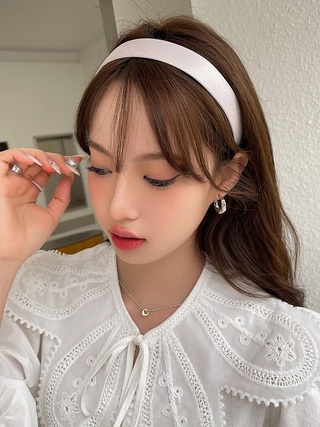 DAZY 1PC Pink Color Solid Wide Headband, Classy Look, Elegent, For Casual And Daily Use