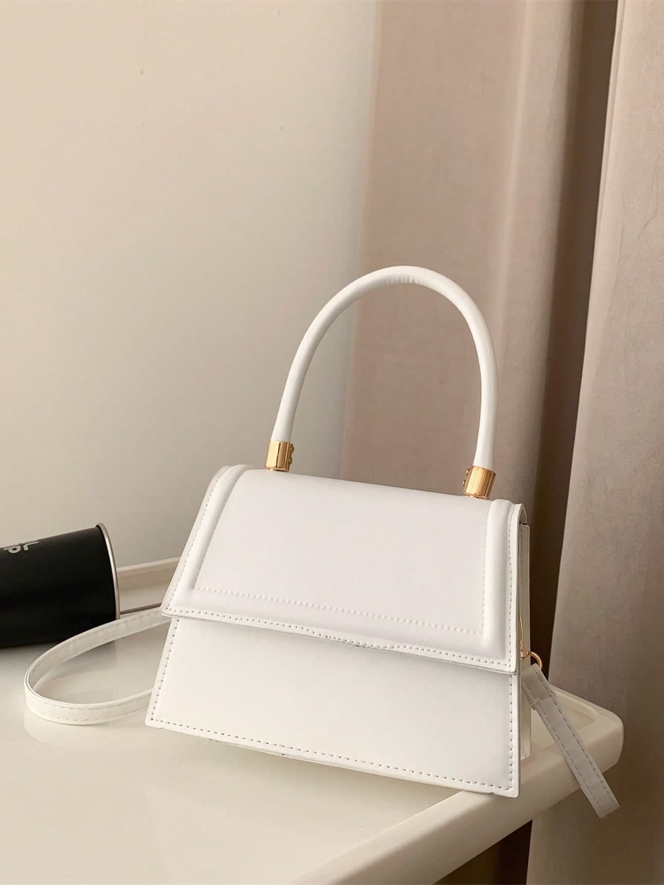 New Solid Color Street Casual Shoulder Bag, Fashionable Simple Clutch Bag, Crossbody Bag