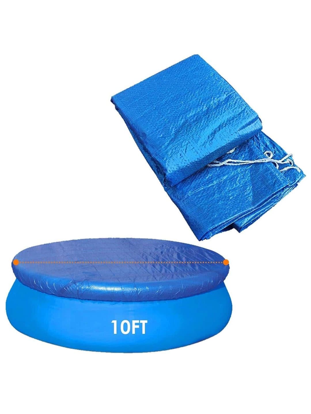 Swimming Pool Cover Protector Dustproof Waterproof Paddling Pool Cover 10