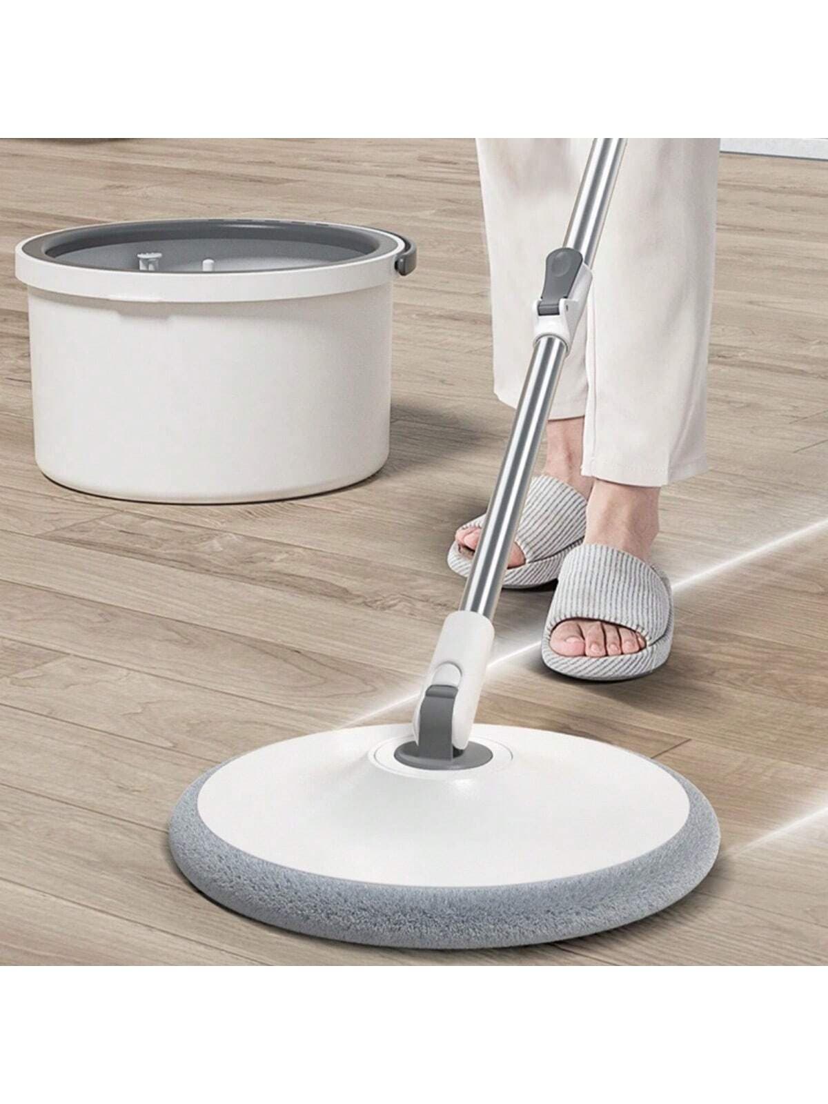 1 Set Of 2 Pieces Mop And Bucket Set With New Separation Of Clean And Dirty Water Design, Household Rotating Mop, Slouchy Mop, Hands-Free Flat Sucker Mop, Suitable For Daily Use