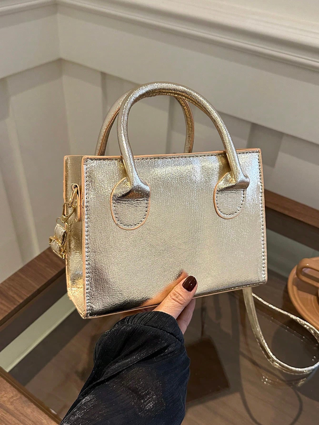 New Arrival Small Handbags For Women 2022 Trendy Korean Style Fashion Crossbody Bags, Elegant Shoulder & Top Handle Bags Large Capacity Solid Color Mini Tote