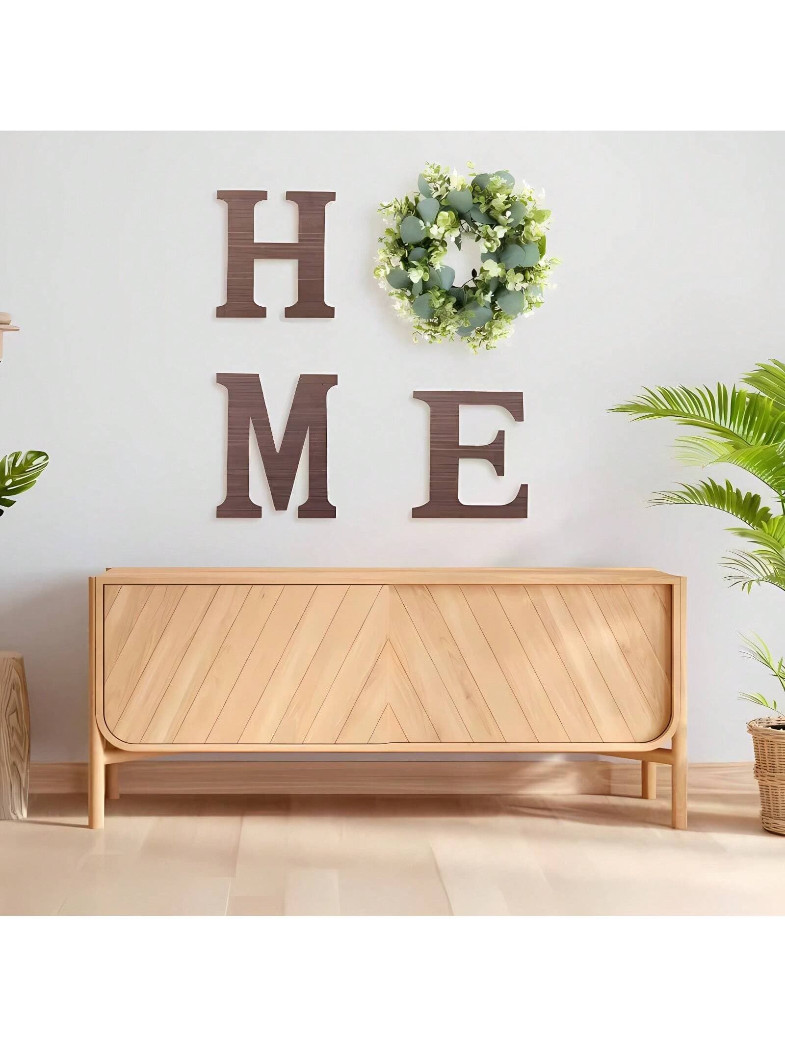 1 Set,Rustic Wooden Home Sign - Farmhouse Wall Decor For Living Room,Perfect For Living Room, Kitchen, Dining Room - Great Home Decoration Gift