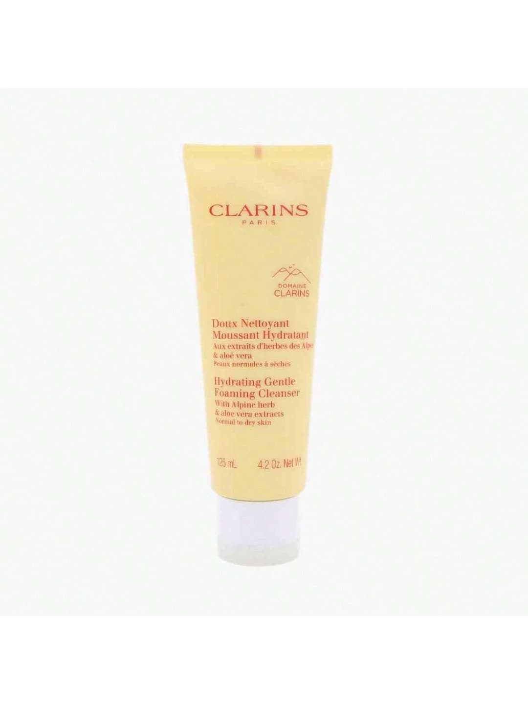 Clarins Hydrating Gentle Foaming Cleanser 125ml Rinse Off Normal To Dry Skin