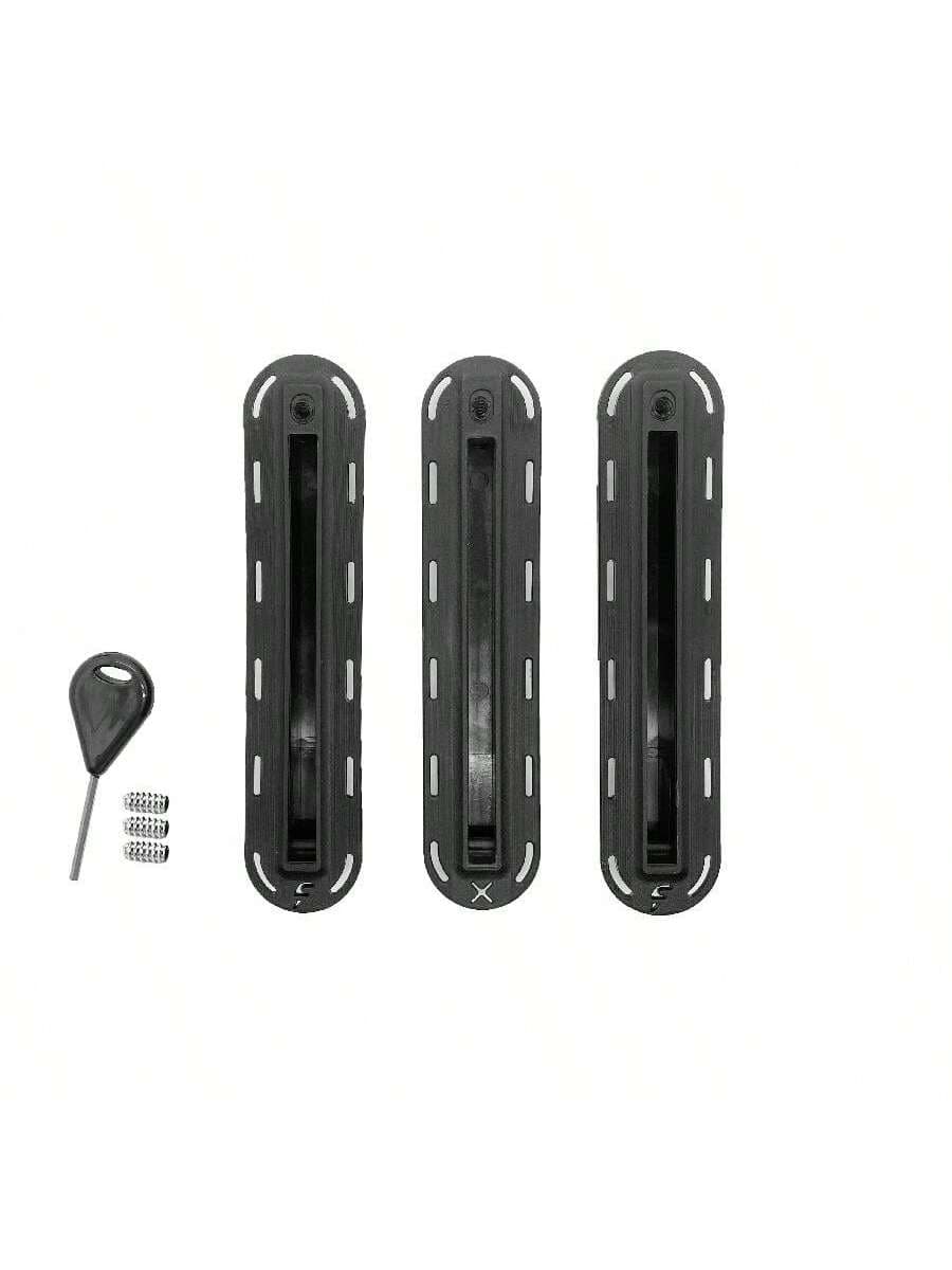1 Set Single Tri Fins Box, Surfboard Fin Box Set With Screws Key, Surfing Screw Surfboard Surf Fins Plugs SetPaddle Boad