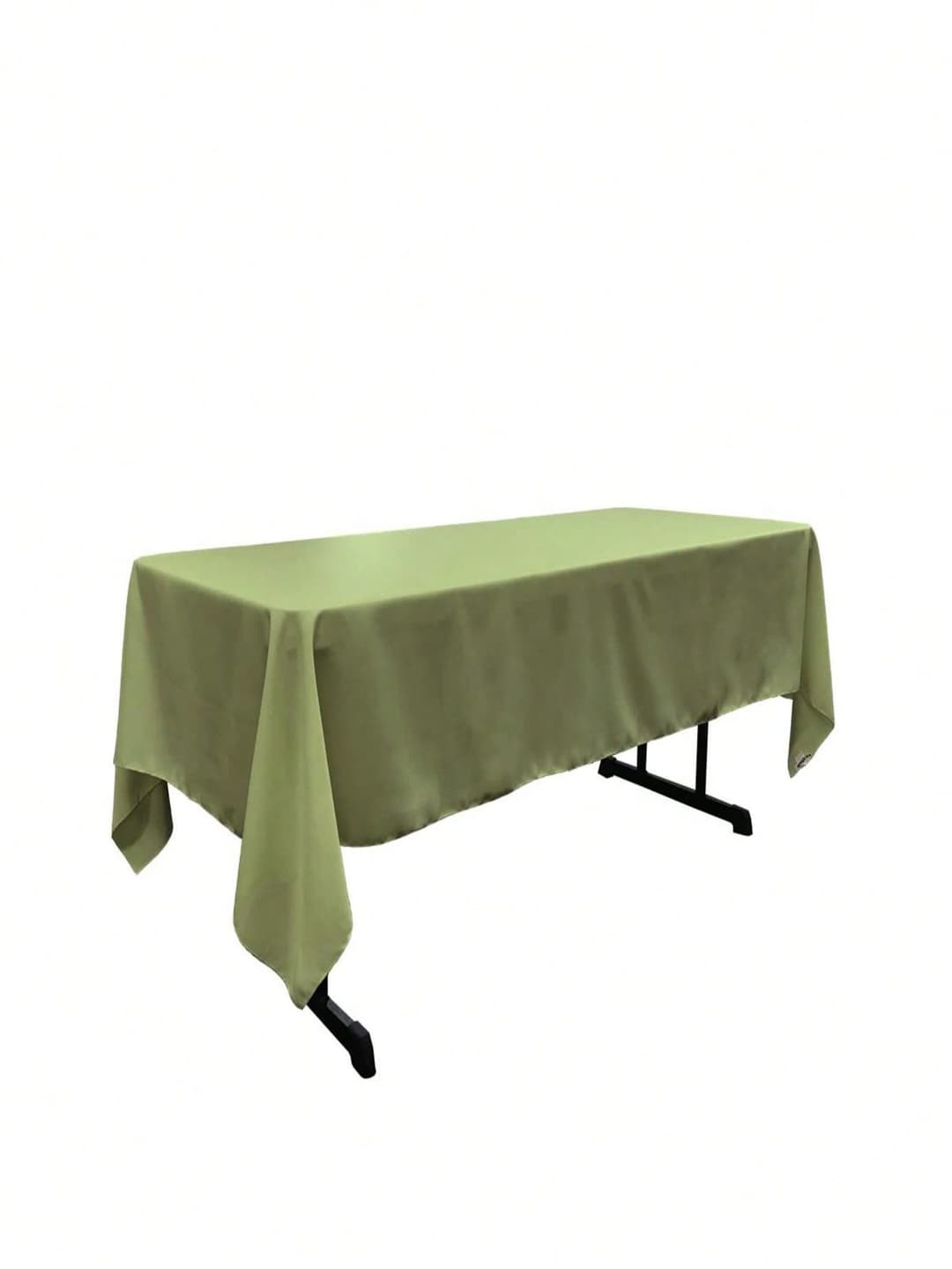 Unbeatablesale TCpop60x102-SageDrkP39 Polyester Poplin Rectangular Tablecloth, Dark Sage - 60 X 102 In.