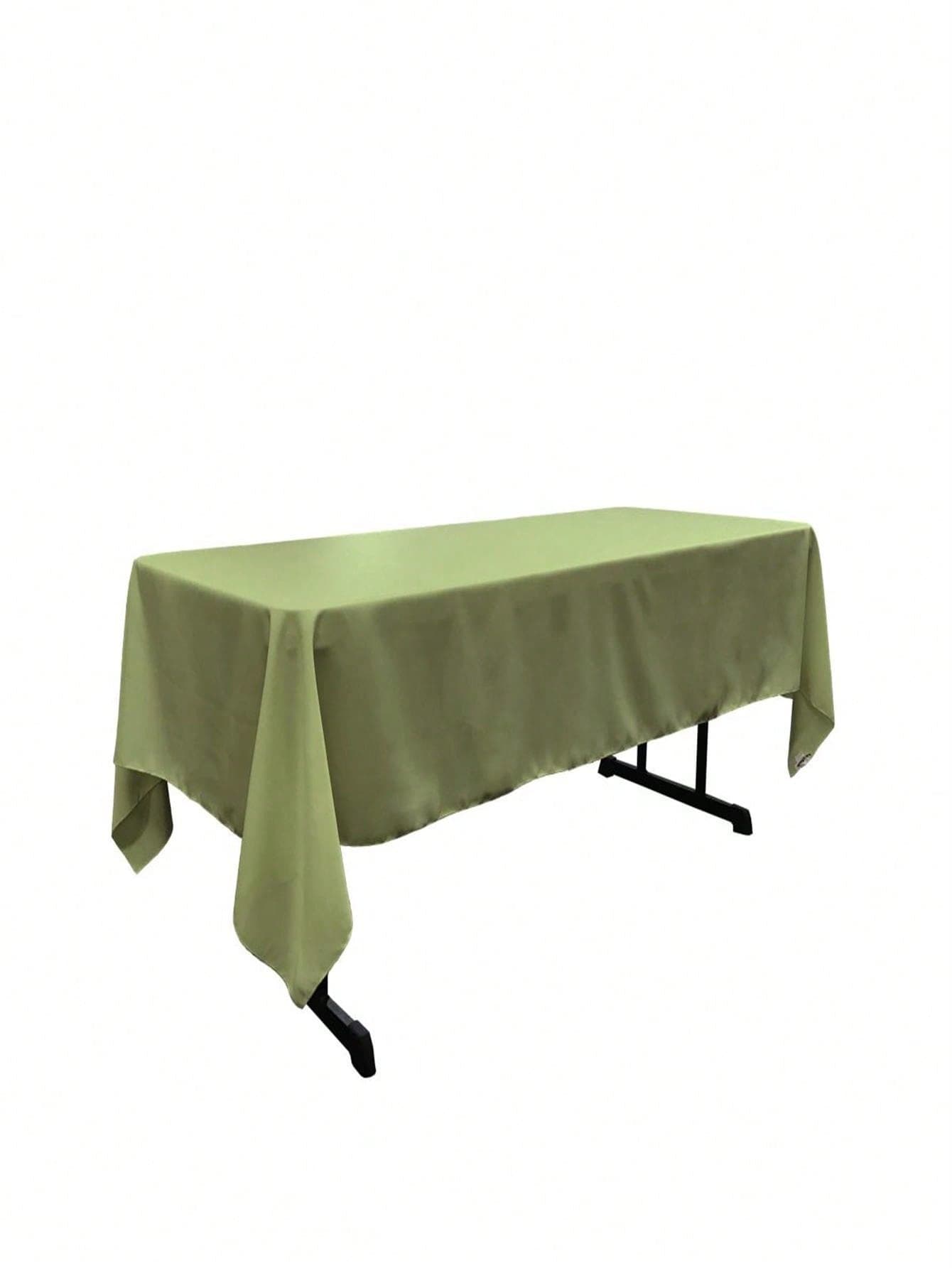 Unbeatablesale TCpop60x102-SageDrkP39 Polyester Poplin Rectangular Tablecloth, Dark Sage - 60 X 102 In.