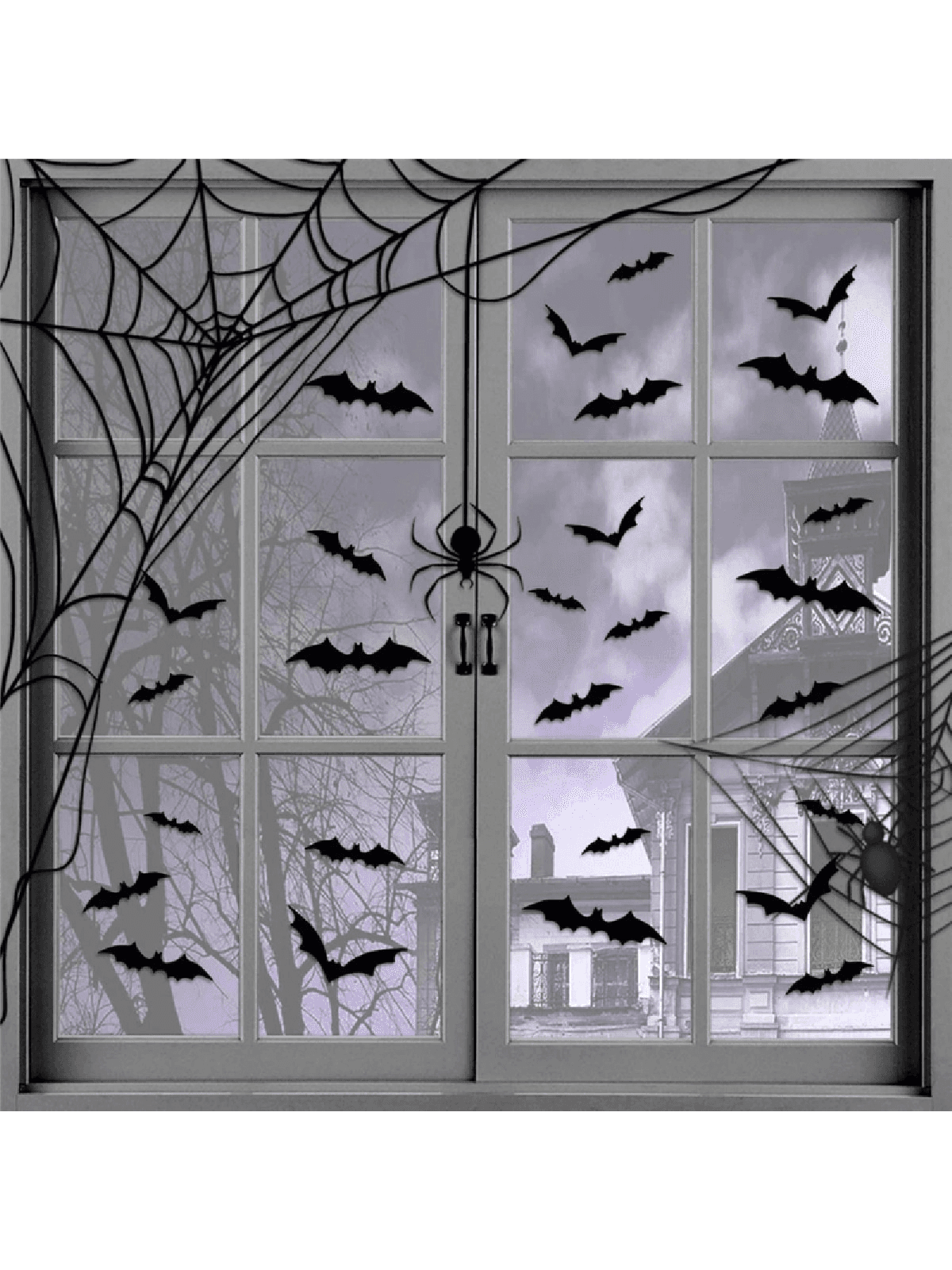 36 Pieces, 3D Black PVC Bat Halloween Decoration - Scary Decorative Prop For Bar Room, Wall Sticker - Great For Halloween Parties And Supplies, Weird Stuff