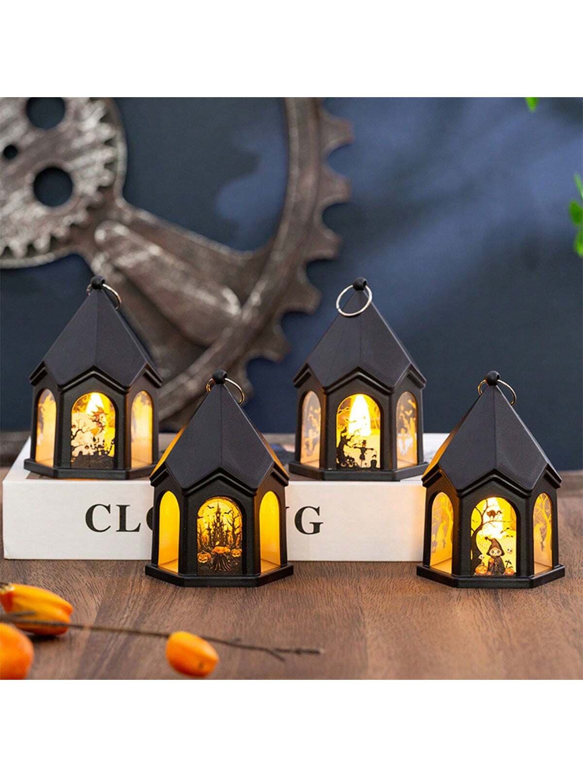 1 Piece Pumpkin Night Light, Decorative Light, Ornament, Portable Night Light, (Random Pattern)