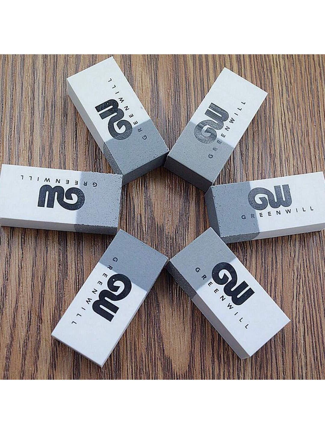 1 Set/4pcs Square Eraser Student Pen Ballpoint Pencil Dual Purpose Eraser Study Office Dual Purpose, Back To School, School Supplies, Office Supplies