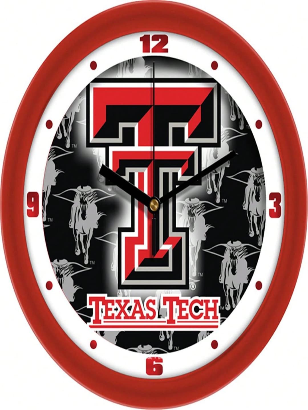 Unbeatablesale Suntime ST-CO3-TTR-DWCLOCK Texas Tech Red Raiders-Dimension Wall Clock