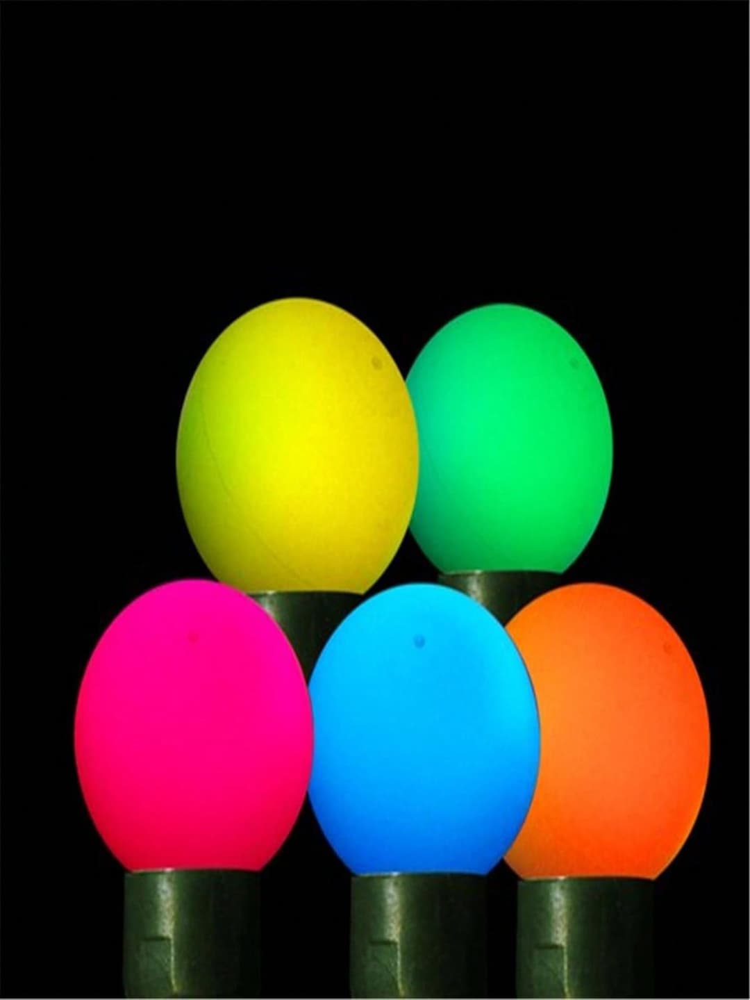 Unbeatablesale Kellogg Plastics 59305 0.75 In. Holiday Christmas Indoor Outdoor LED- Multi Color - Frosted Ball