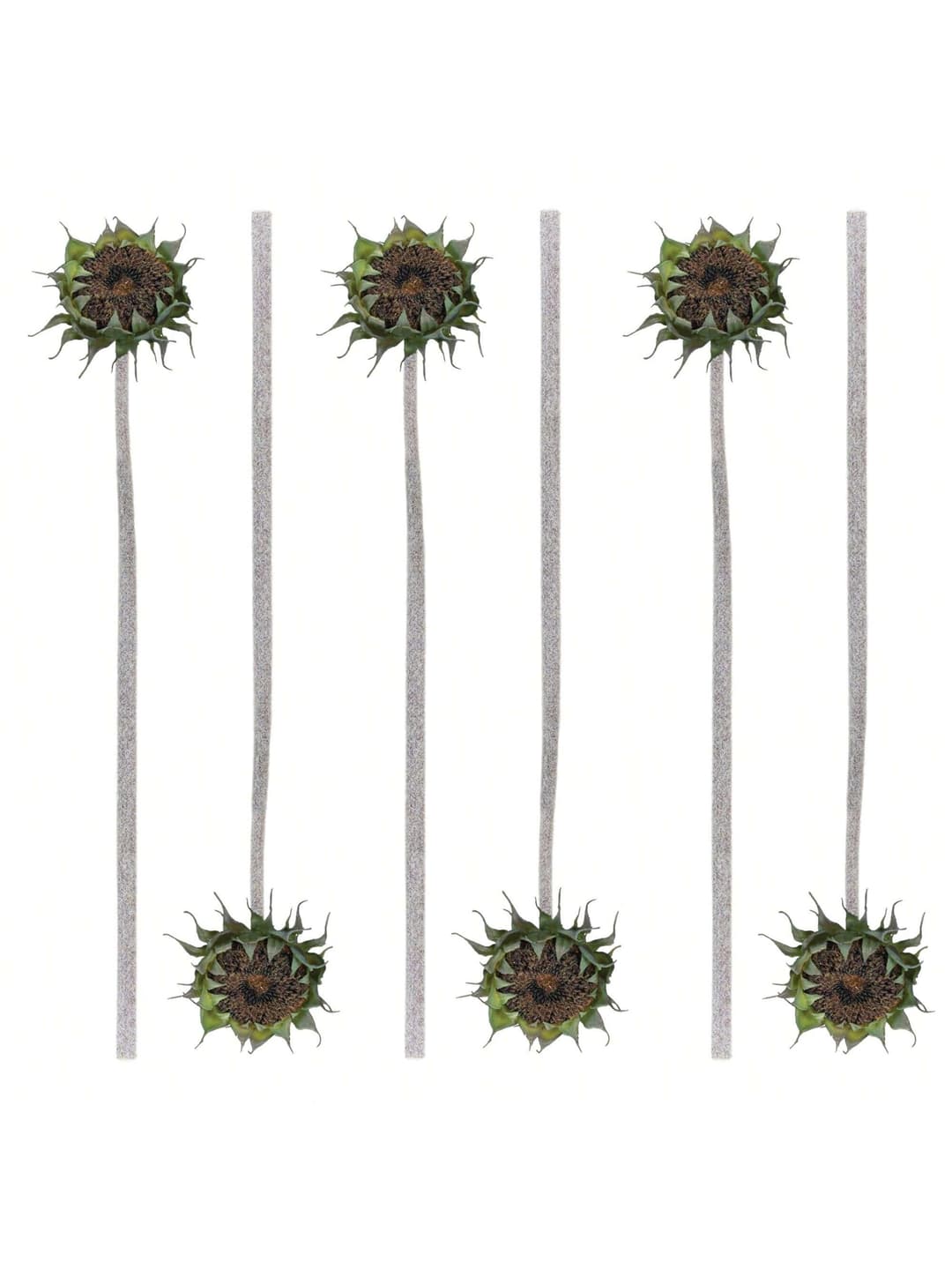 Sunflower Stem (Set Of 6) 23.5"H Polyester/Plastic