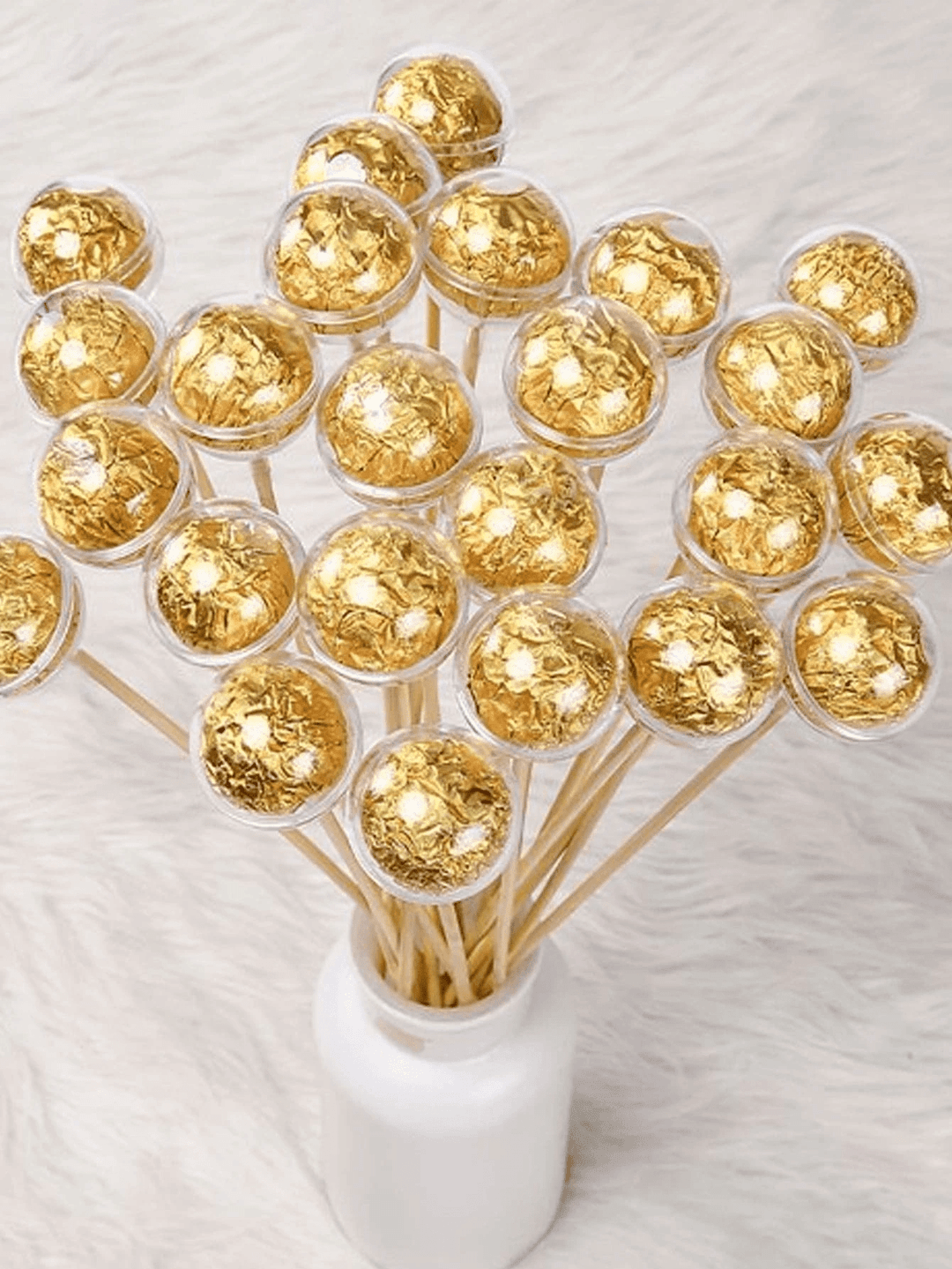 10pcs Transparent Chocolate Bouquet DIY Packaging Materials Finished Flower Shop Materials Valentine's Day Supplies Chocolate Cup Tray