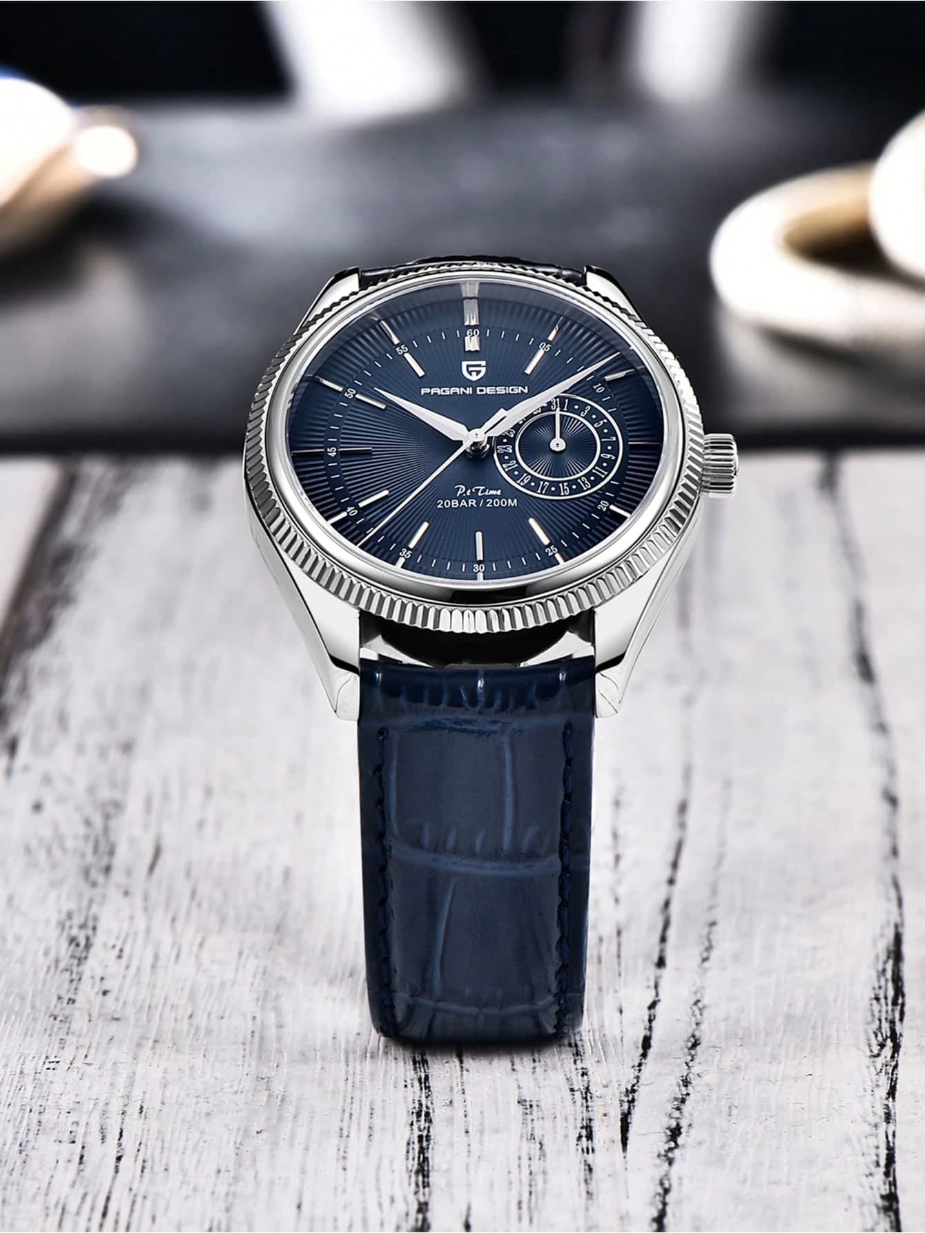 PAGANI DESIGN Top Luxury Japan VH65 Quartz Movement Men Watch Leather Waterproof Sapphire Glass Watch For Men Original 2024 New PD-1689