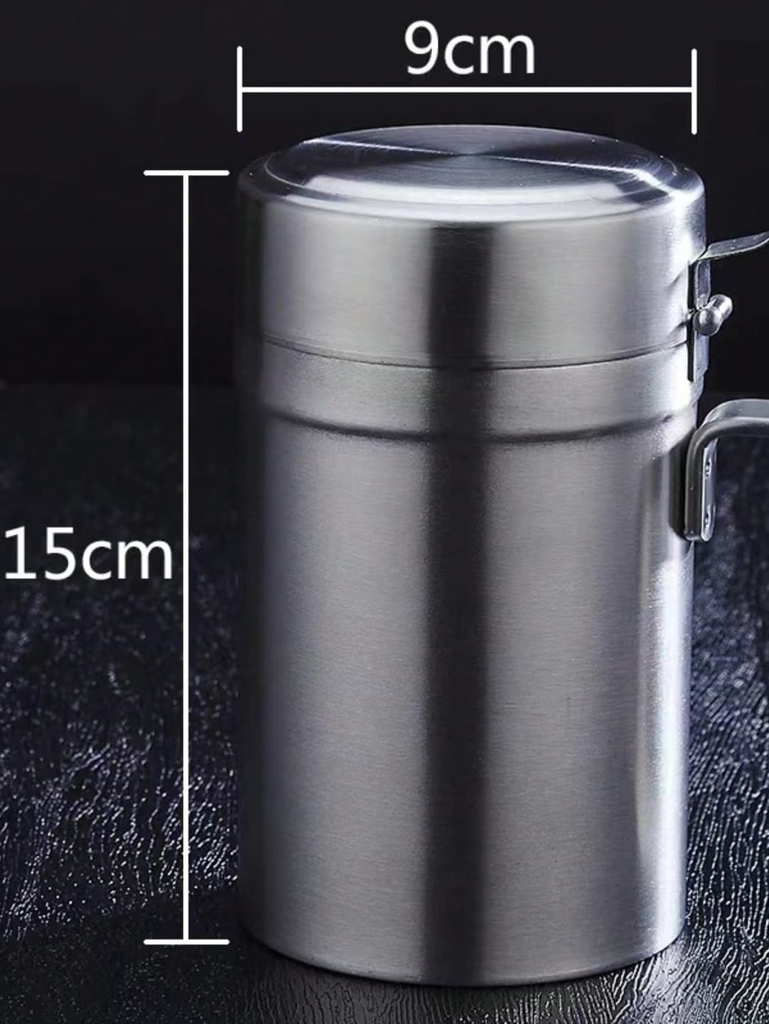 304 Stainless Steel Oil Pot European Dustproof And Insect Proof Oil Pot Kitchen Soy Sauce Vinegar Bottle Seasoning Bottle Large Capacity