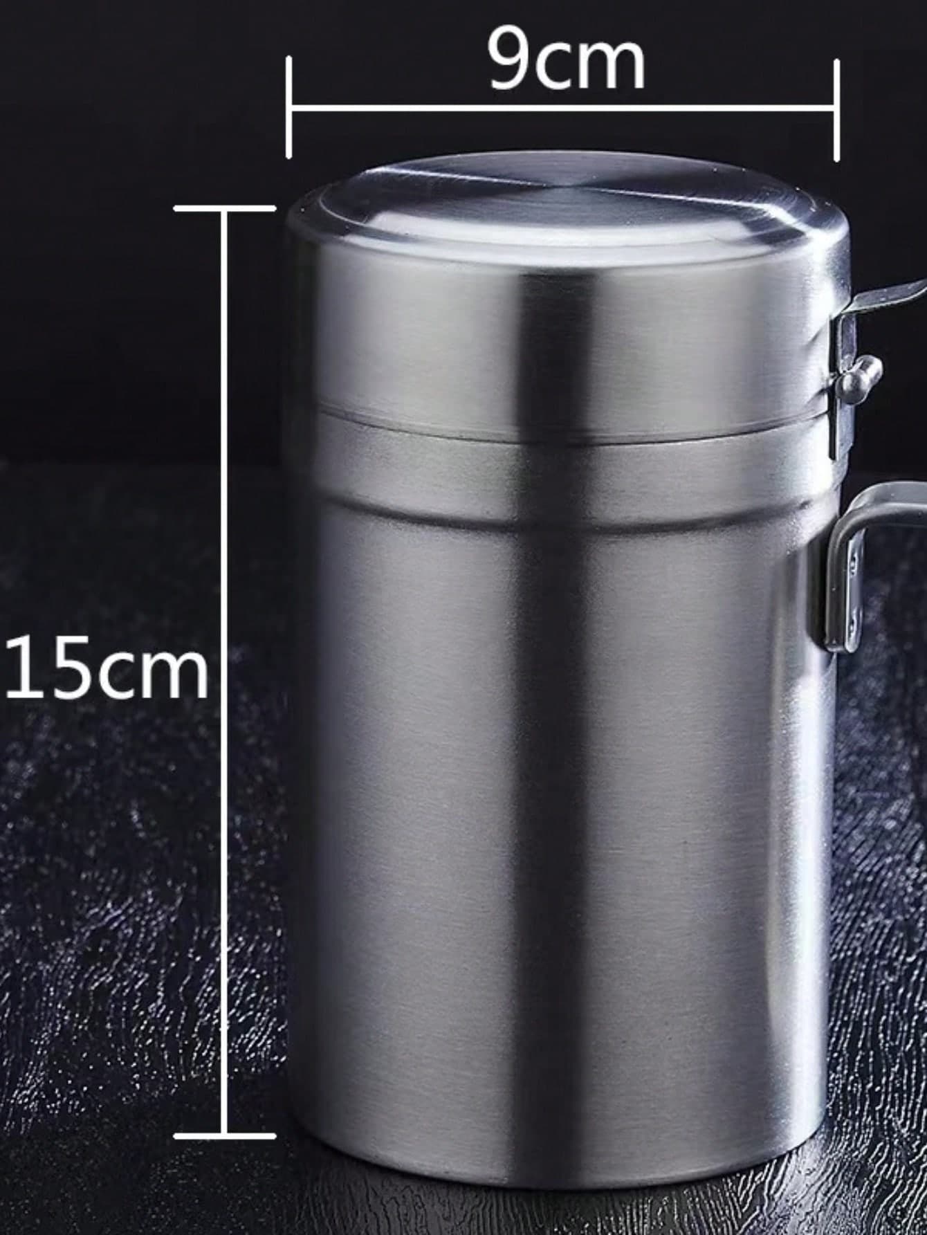 304 Stainless Steel Oil Pot European Dustproof And Insect Proof Oil Pot Kitchen Soy Sauce Vinegar Bottle Seasoning Bottle Large Capacity