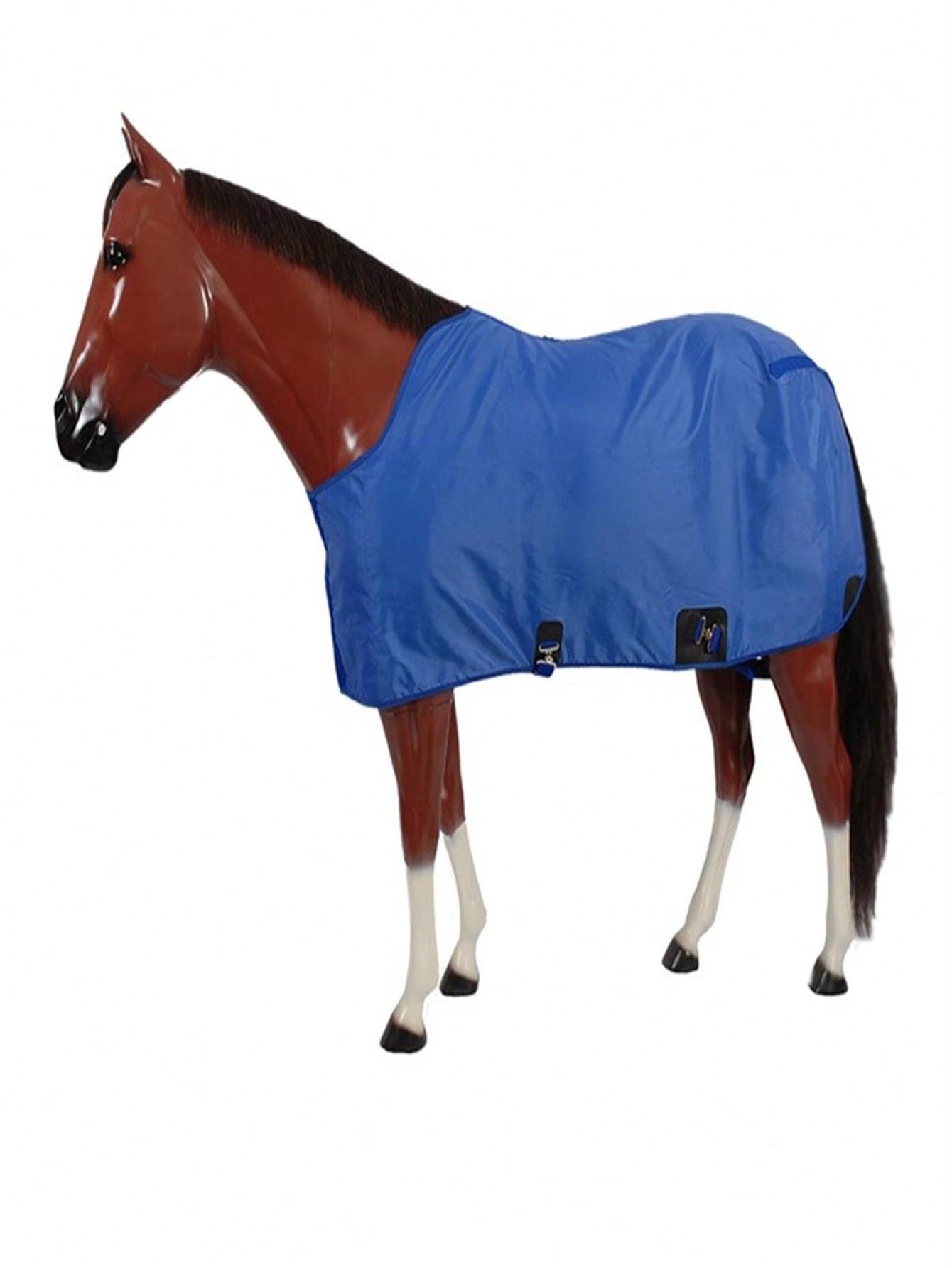 Unbeatablesale Jacks 1633-NV-74 74 In. Closed Front Nylon Stable Sheet - Navy