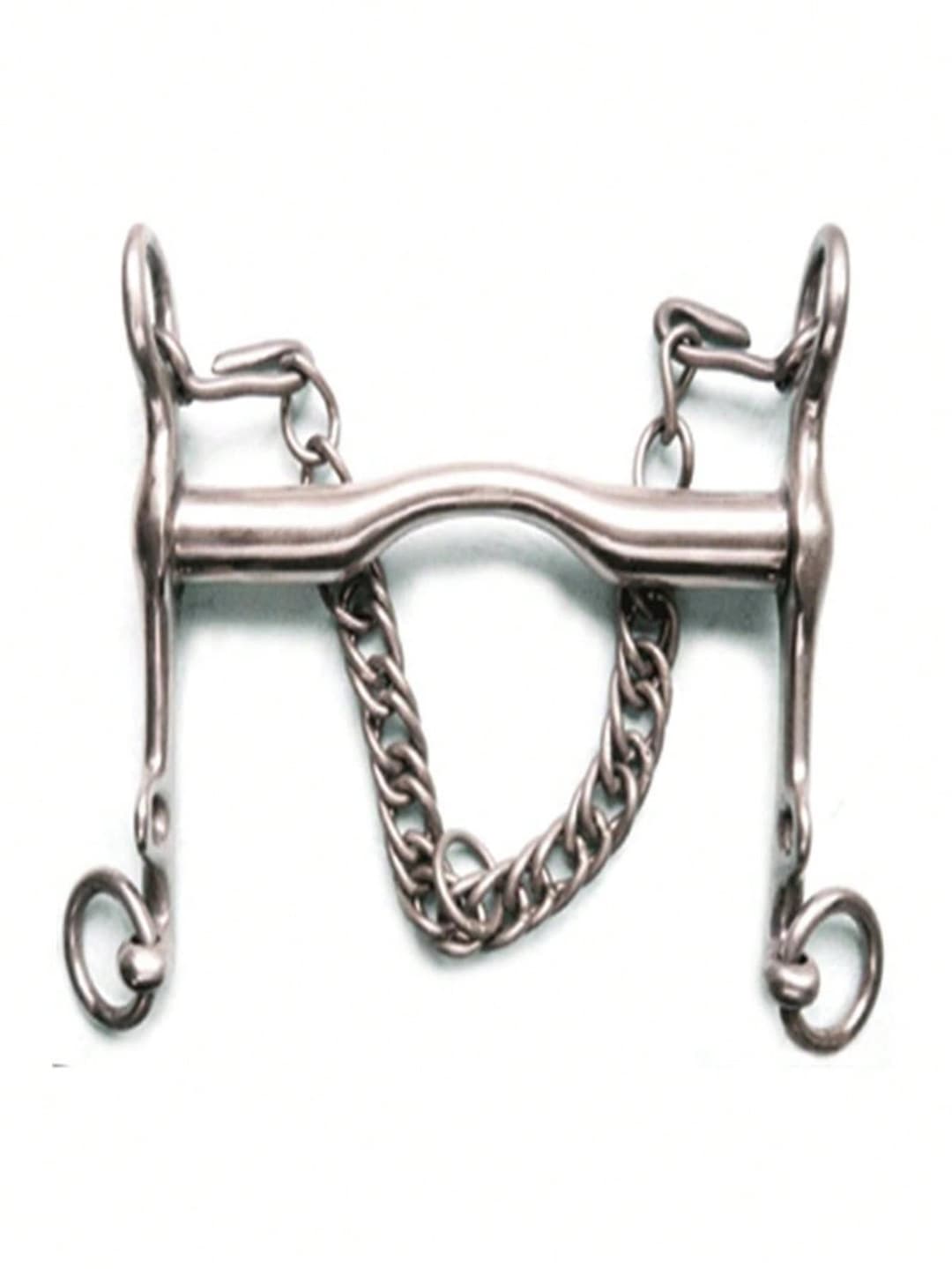 Unbeatablesale Jacks 20119-5-1-4 German Silver Low Port Weymouth Bit - 5.25 In.