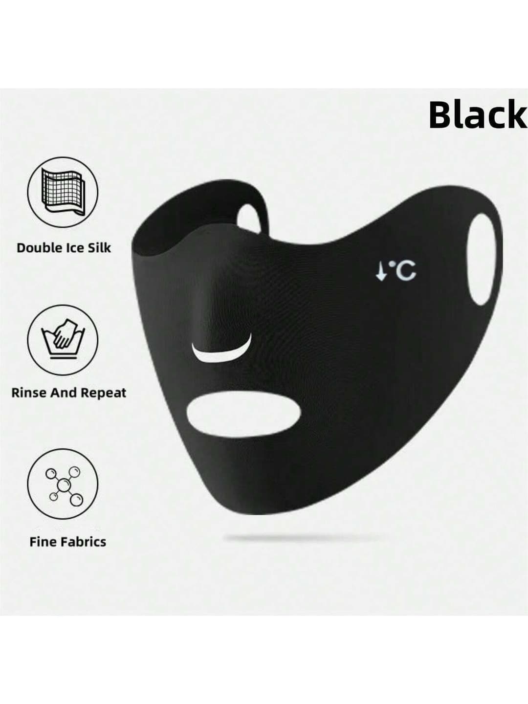 Sunscreen Mask, Sunscreen Ladies Mask Version, Breathable, Thin, Moisturizing Mask Hanging Ear Type, Ice Silk Sunscreen Mask Scarf (Extremely Thin Material For A Better Fit On The Face).