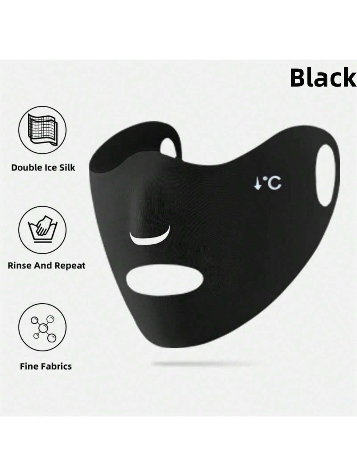 Sunscreen Mask, Sunscreen Ladies Mask Version, Breathable, Thin, Moisturizing Mask Hanging Ear Type, Ice Silk Sunscreen Mask Scarf (Extremely Thin Material For A Better Fit On The Face).