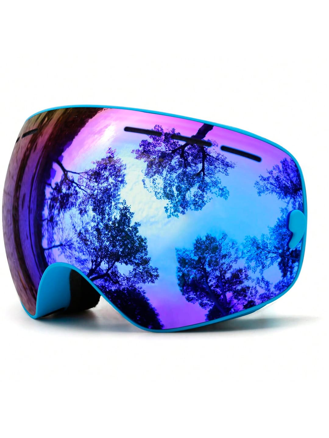 Juli Kids Ski Goggles,Interchangeable Double Layer Spherical Lens,OTG Anti-Fog Snowboard Skate Snow Goggles Age 4-16 4300