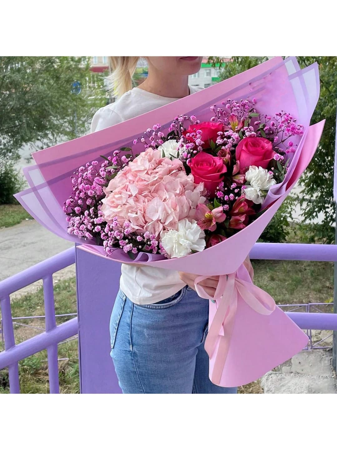 20 Sheets/Pack Matte Waterproof Floral Wrapping Paper, Semi-Transparent Rose Flower Bouquet Gift Packaging Paper, Korean Style