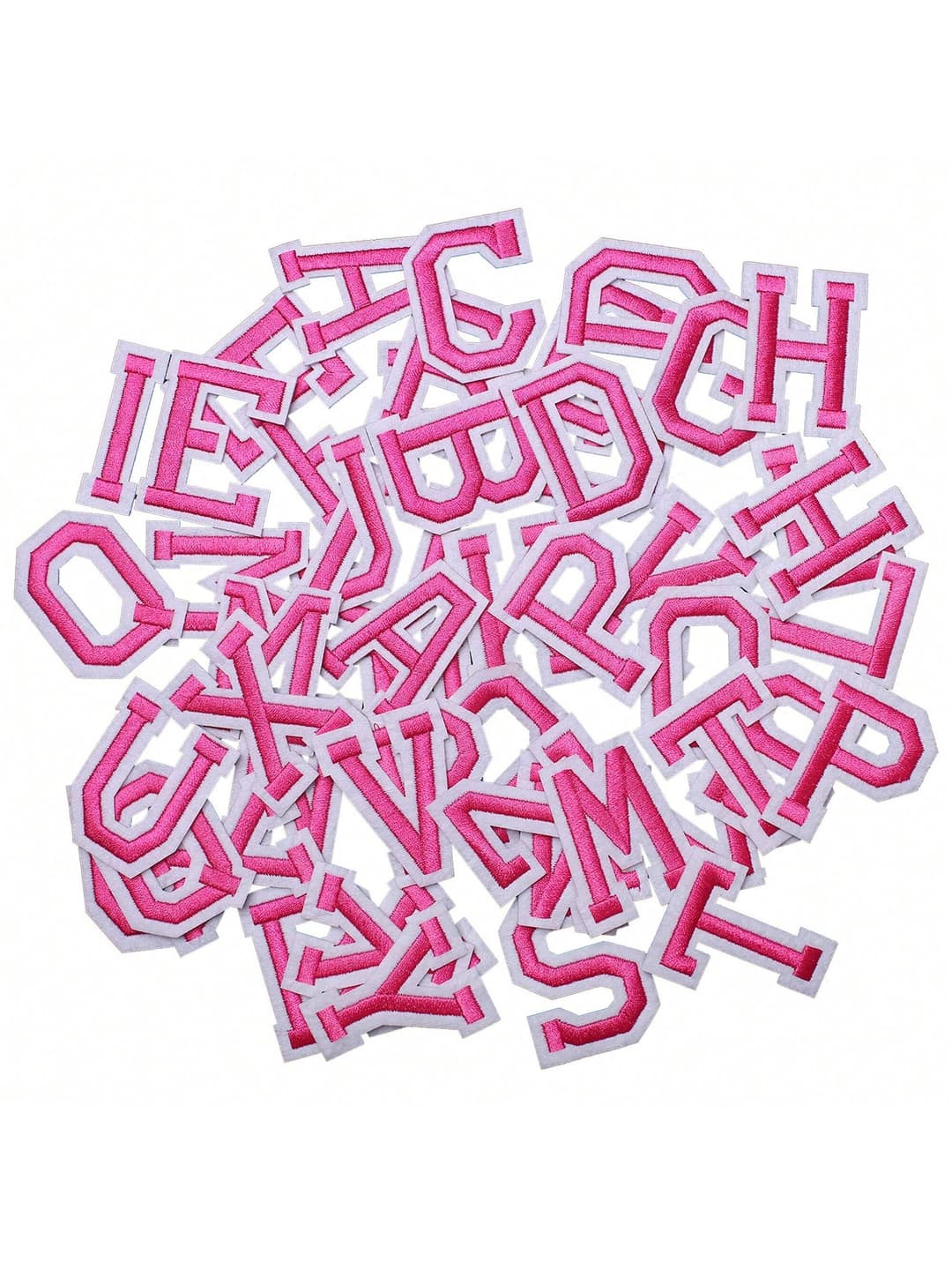 Iron On Letters, 52 Pcs Letter Patches With Ironed Adhesive, Decorate Repair Patches, Iron On Letter Patches, Alphabet Embroidered Patch A-Z, For T-Shirts, Jeans, Jackets, Socks, Bags, DIY Accessories Etc