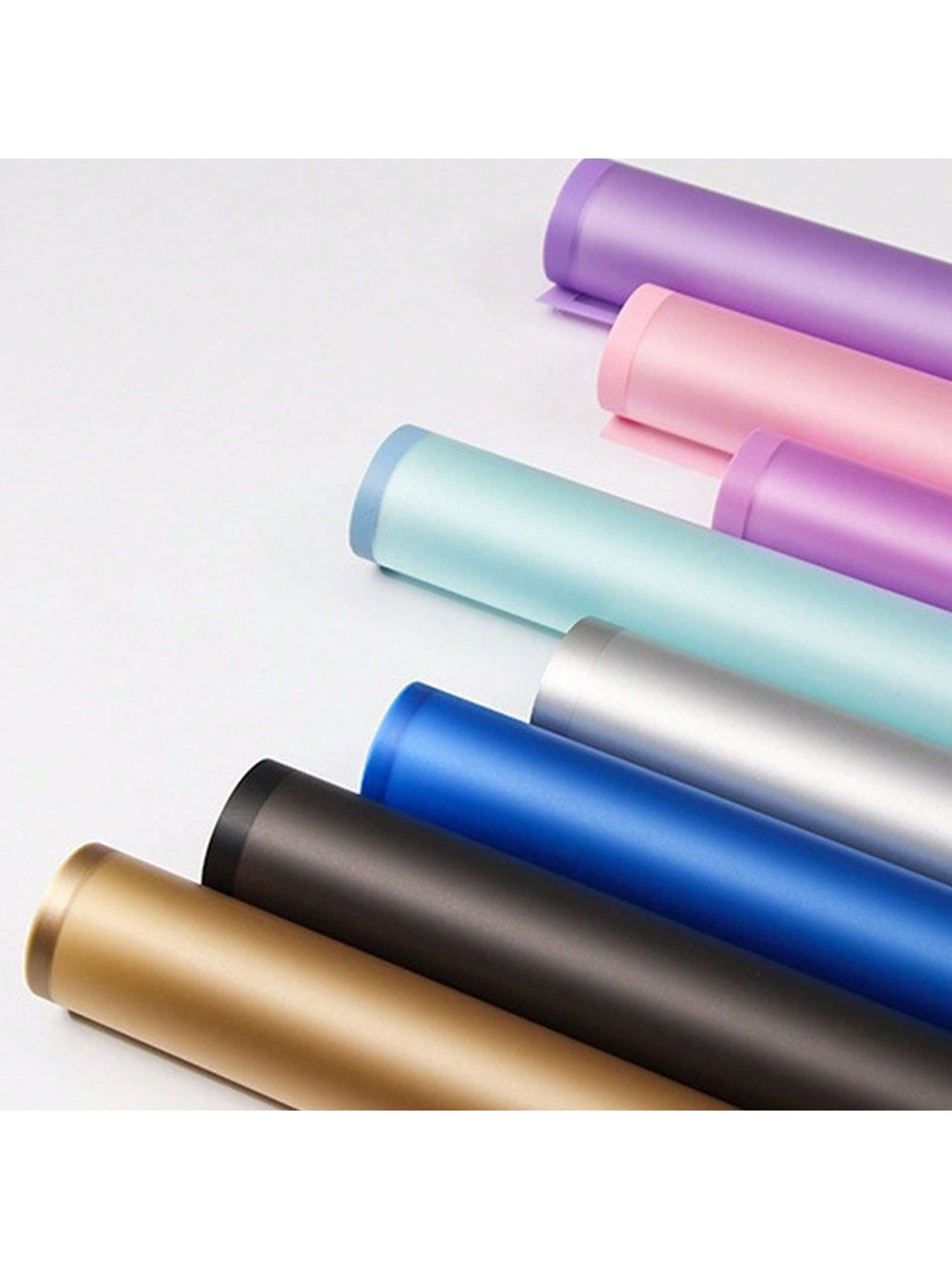 20 Sheets/Pack Matte Tissue Paper, Waterproof, Semi-Transparent Rose Flower Wrapping Paper For Korean Style Floral Bouquet Gifts