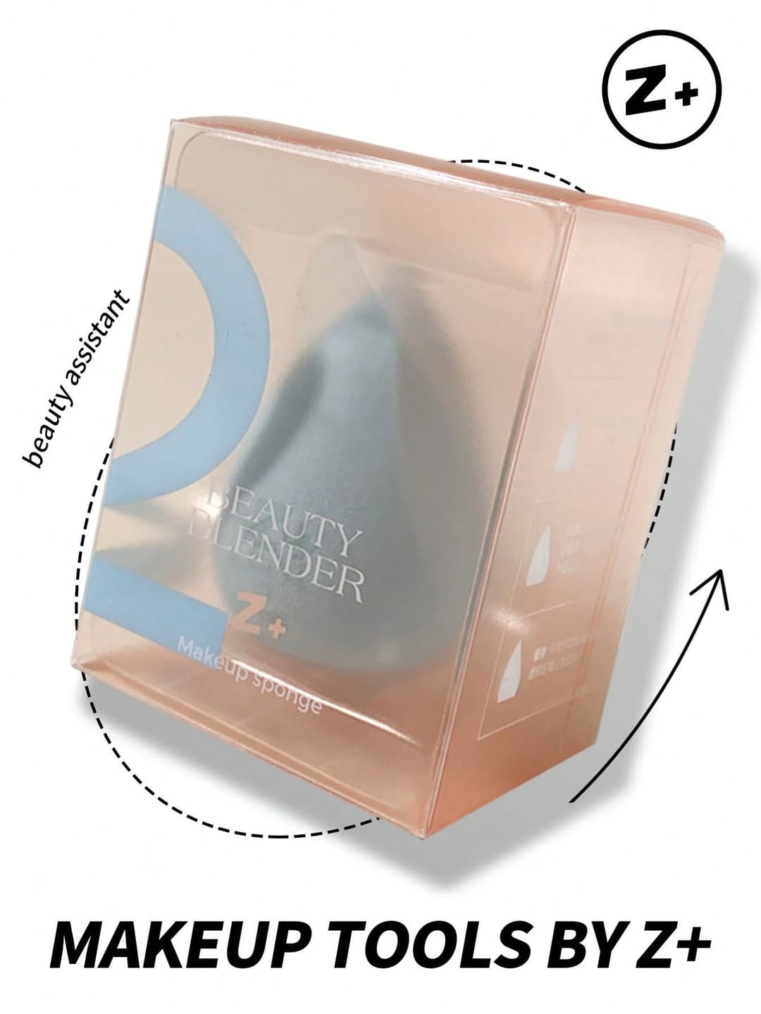 1pc Dry & Wet Makeup Sponge Set (With Storage Box), Non-Latex Makeup Blender, Reusable & Washable, Suitable For Powder & Liquid, Soft Finish, Makeup Tool For Daily Use & Travel, Unisex
