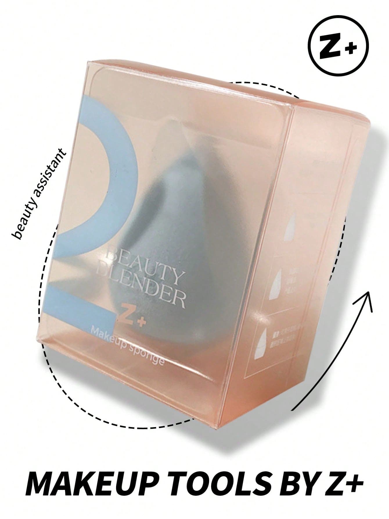 1pc Dry & Wet Makeup Sponge Set (With Storage Box), Non-Latex Makeup Blender, Reusable & Washable, Suitable For Powder & Liquid, Soft Finish, Makeup Tool For Daily Use & Travel, Unisex