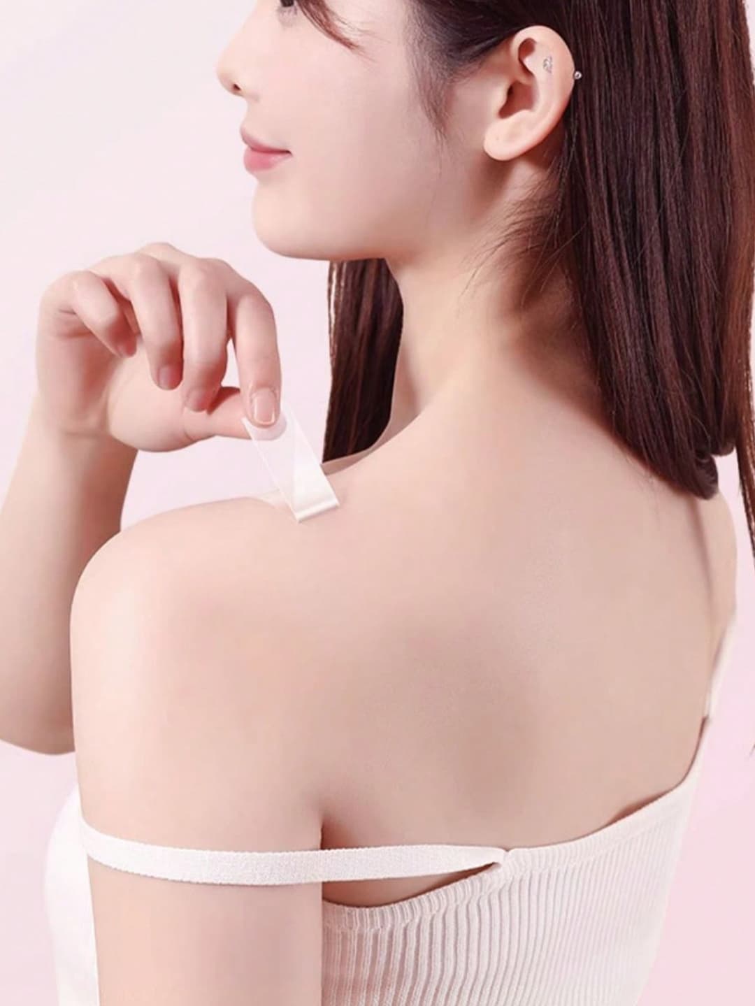 36pcs Shirt Anti-Exposure Paste Strips, Invisible Shoulder Strap Clips For Shirt,Dress,Blouse