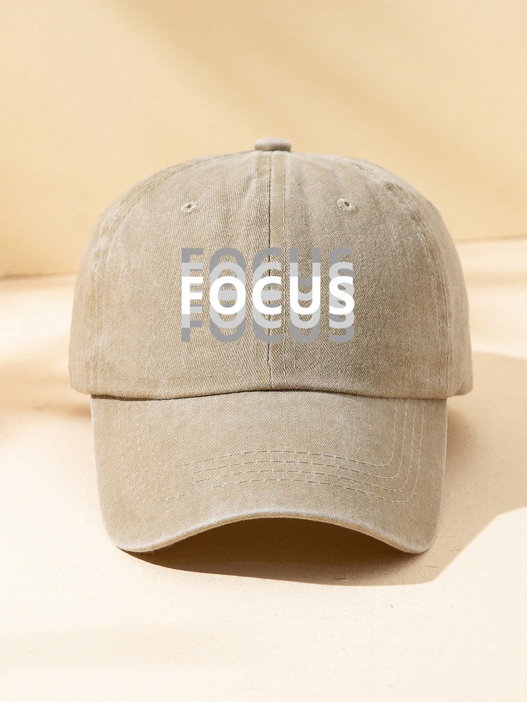 1pc Unisex Retro Letter Printed Baseball Cap, Fashionable & Casual Outdoor Sports Hat