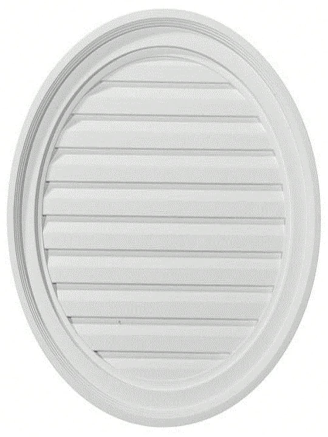Unbeatablesale 22 In. W X 22 In. H Round Gable Vent Louver, Decorative