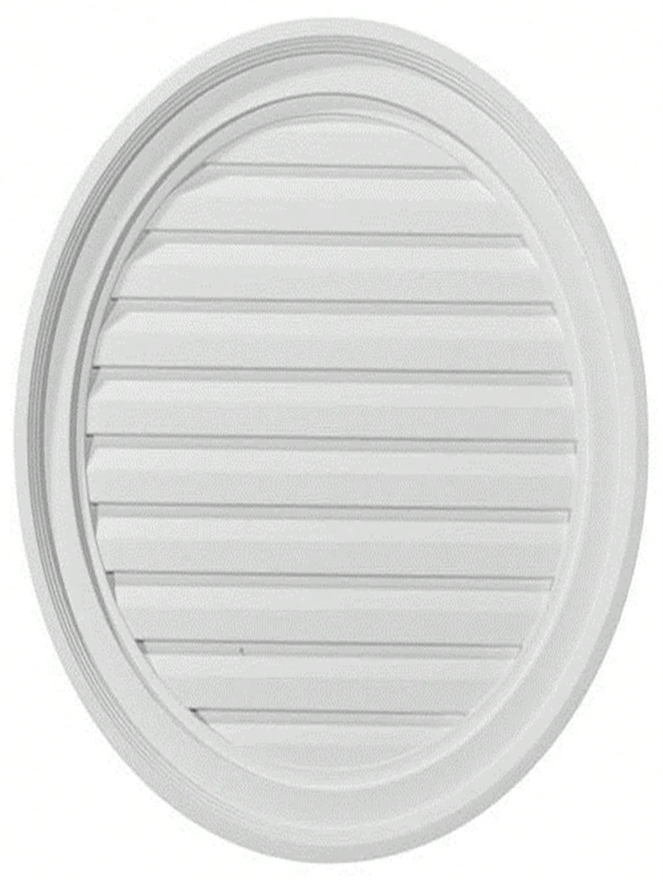 Unbeatablesale 22 In. W X 22 In. H Round Gable Vent Louver, Decorative