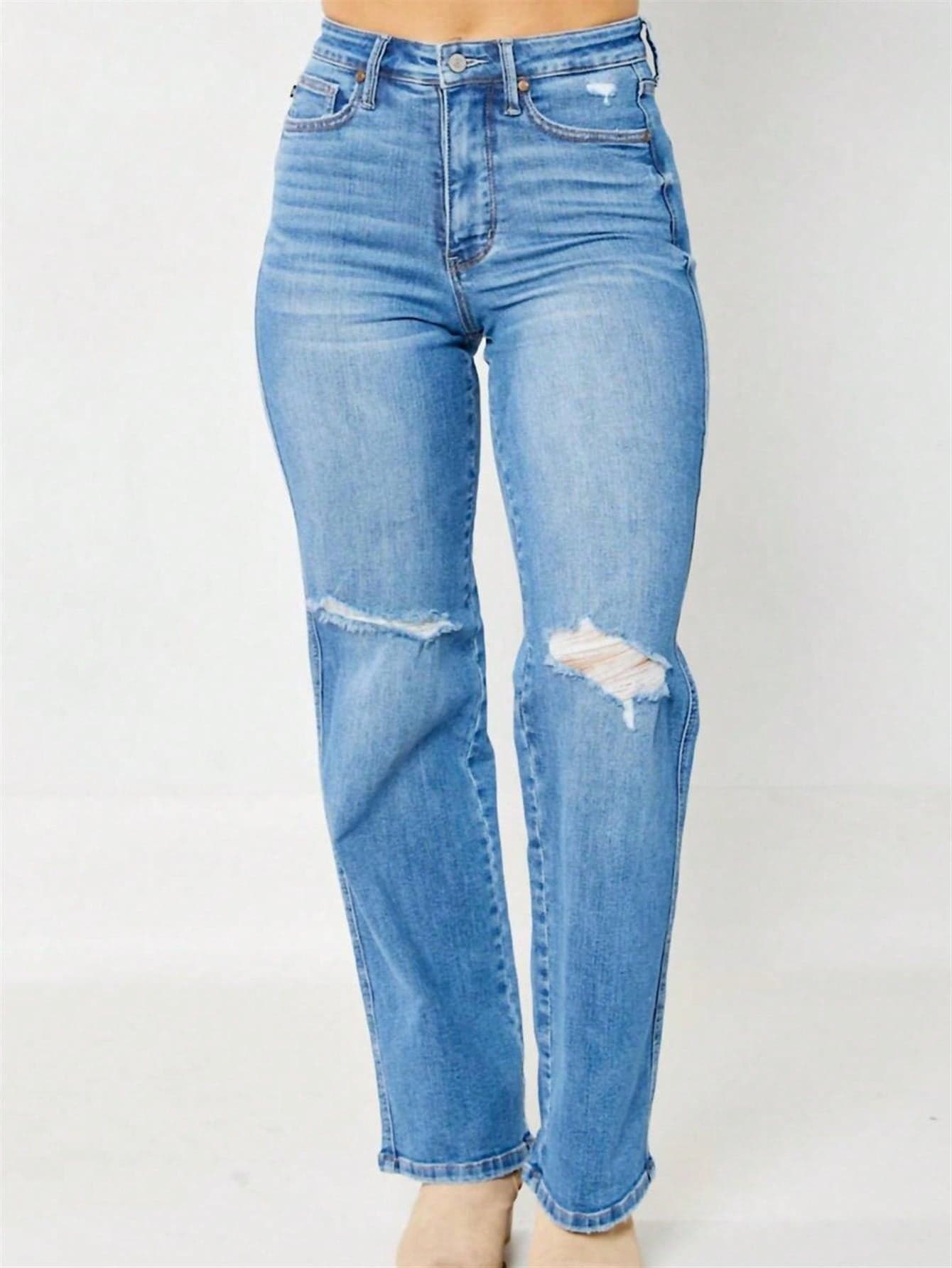Judy Blue HIGH WAIST STRAIGHT LEG JEAN