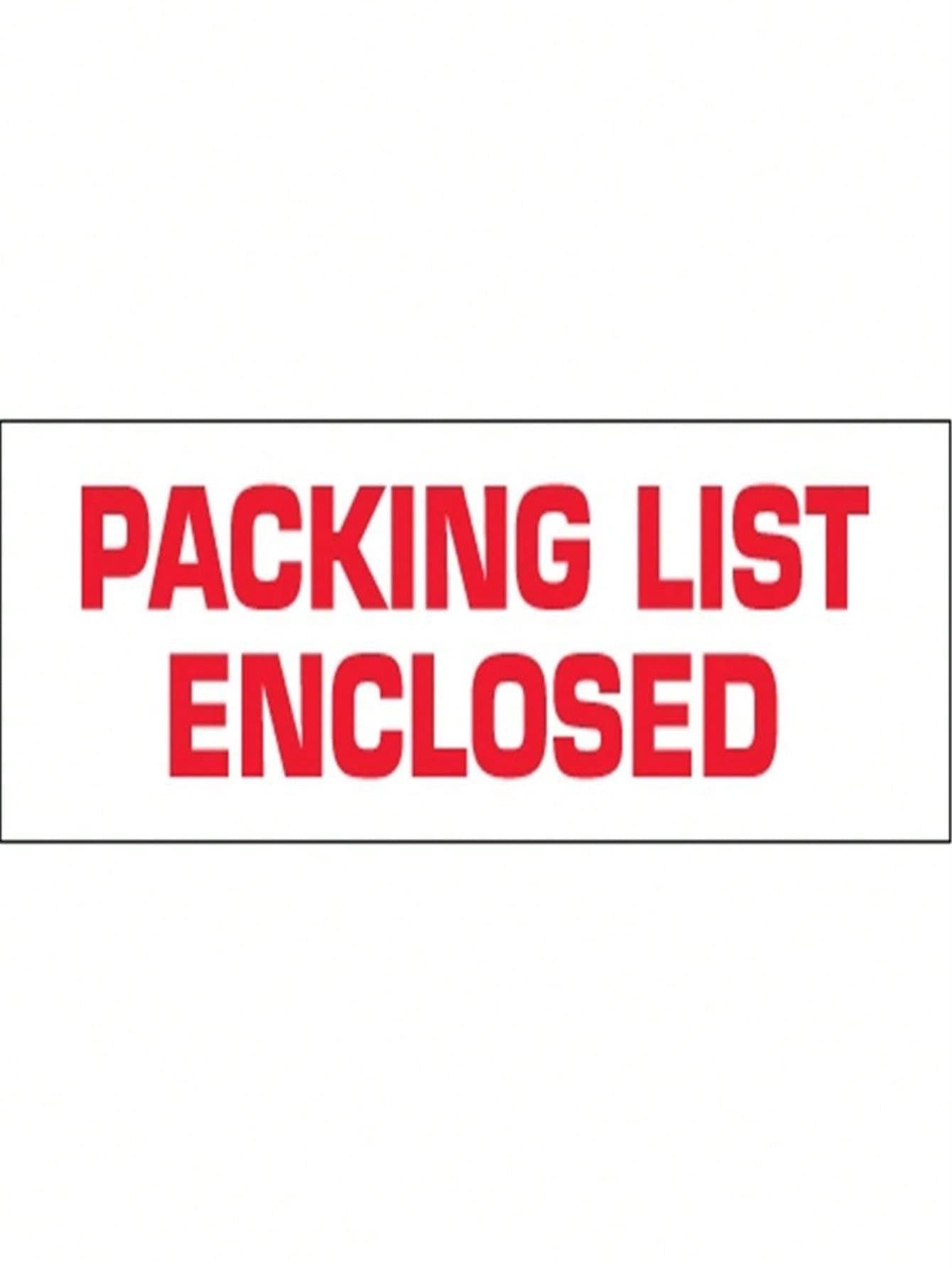 Unbeatablesale Tape Logic T902P036PK 2 In. X 110 Yards - Packing List Enclosed Pre-Printed Carton Sealing Tape, Red & White - Pack Of 6