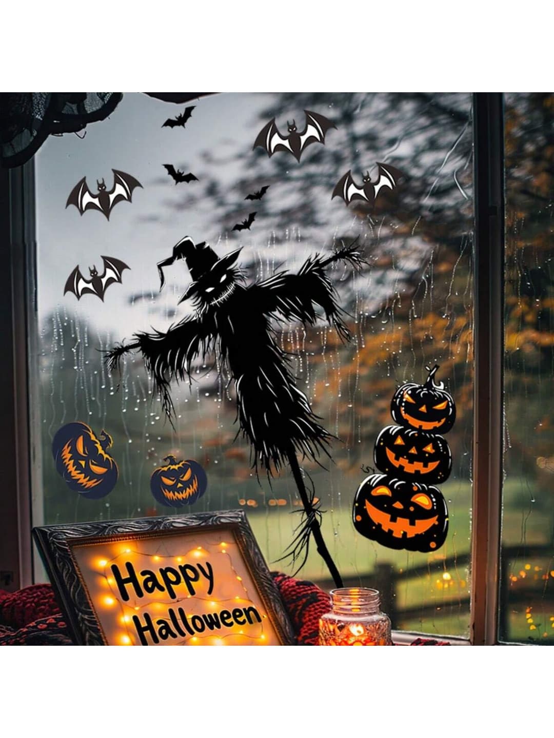 1 Set Halloween Scarecrow Pumpkin Home Bedroom Living Room Decor
