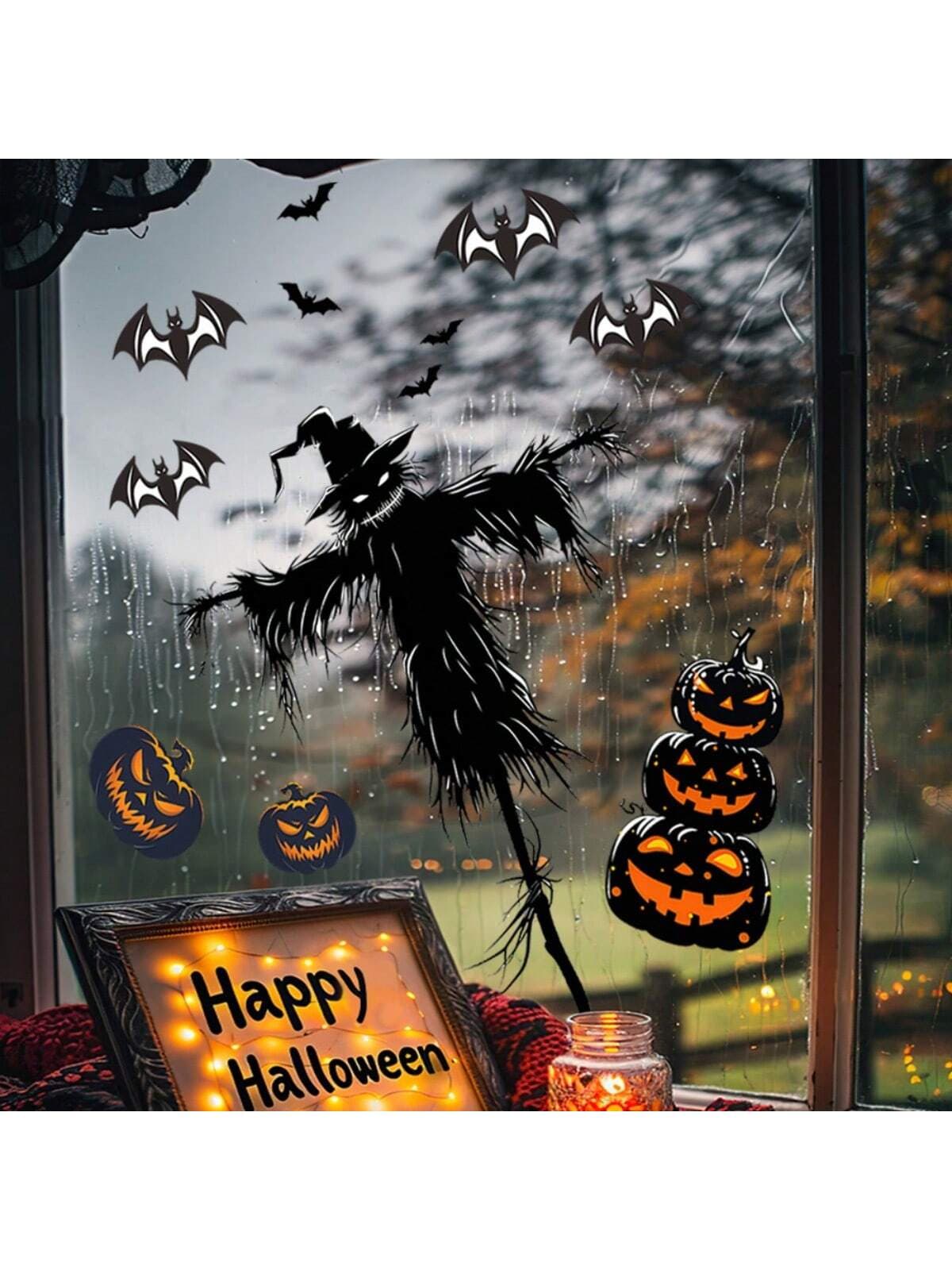 1 Set Halloween Scarecrow Pumpkin Home Bedroom Living Room Decor