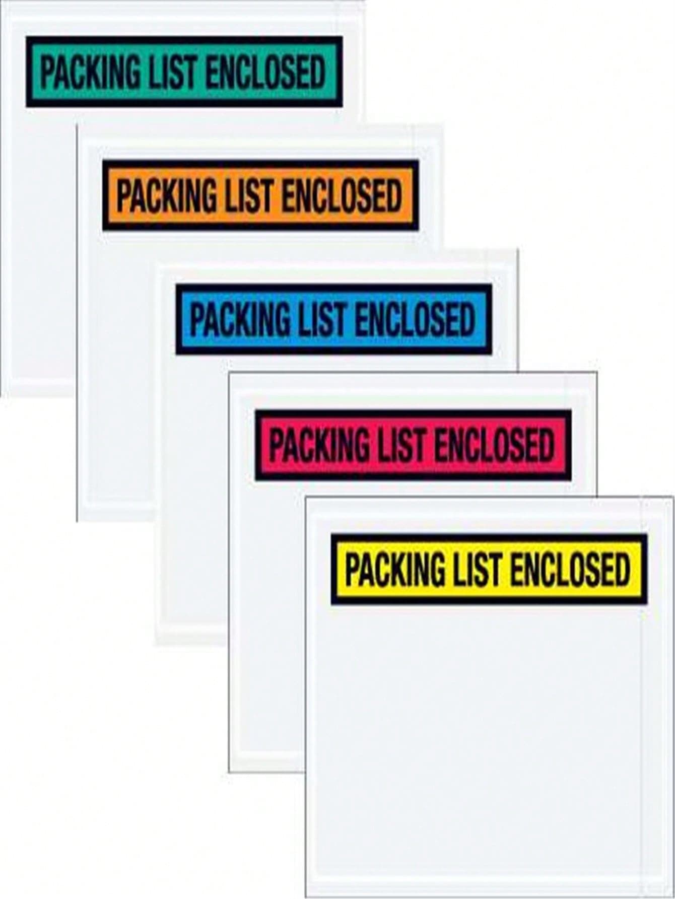 Unbeatablesale Tape Logic PL435 10 X 12 In. 2 Mil Poly Red Packing List Enclosed Envelopes