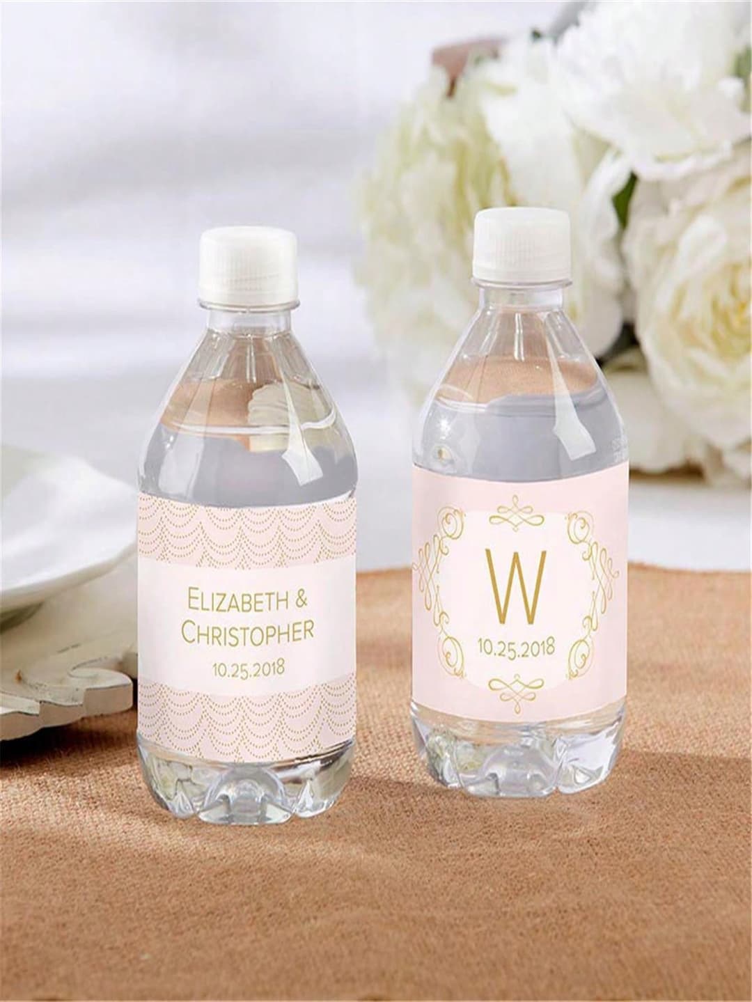 Unbeatablesale Kate Aspen 31894NA Personalized Water Bottle Labels - Modern Romance