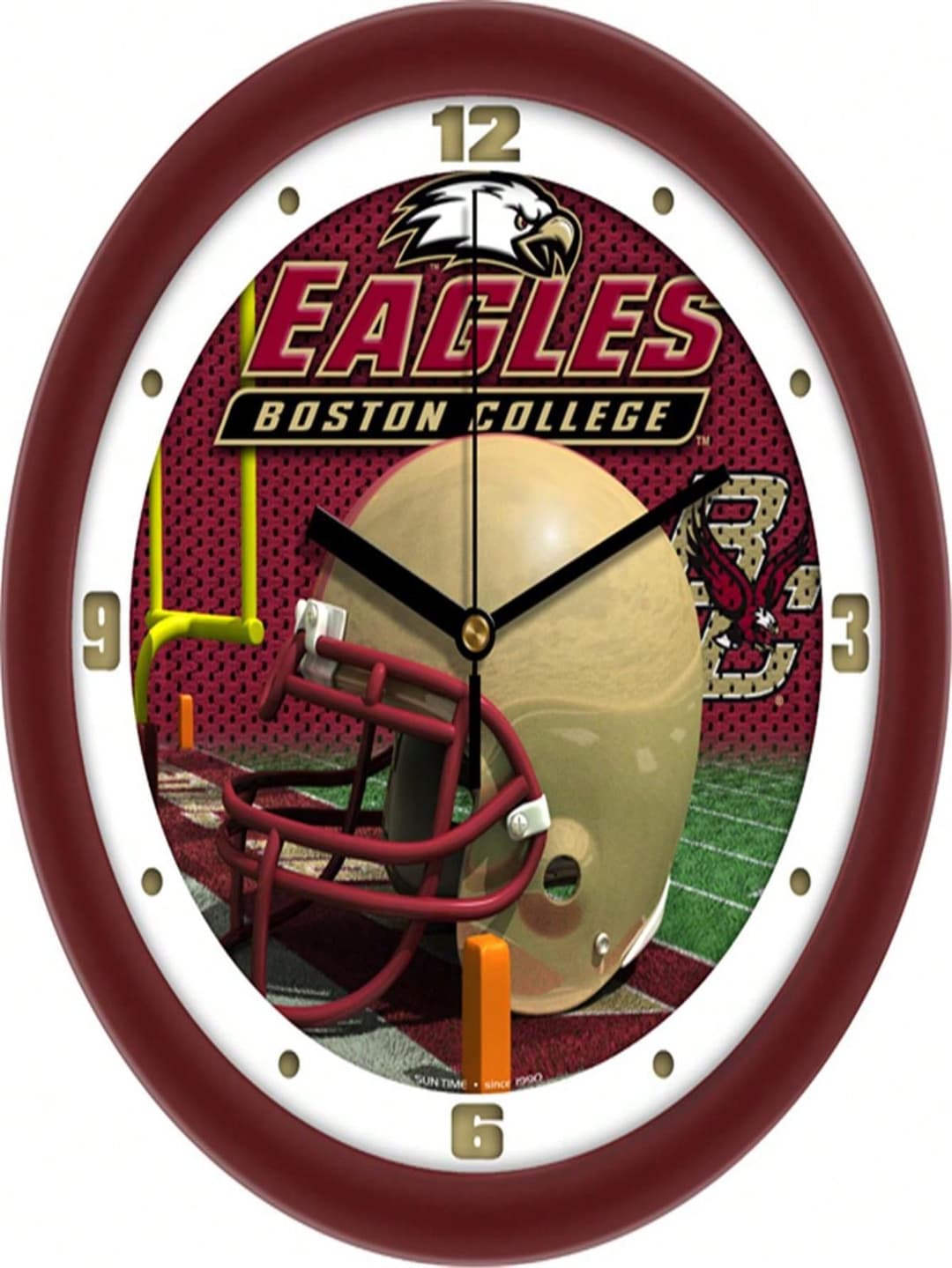 Unbeatablesale Suntime Boston College Eagles-Football Helmet Wall Clock