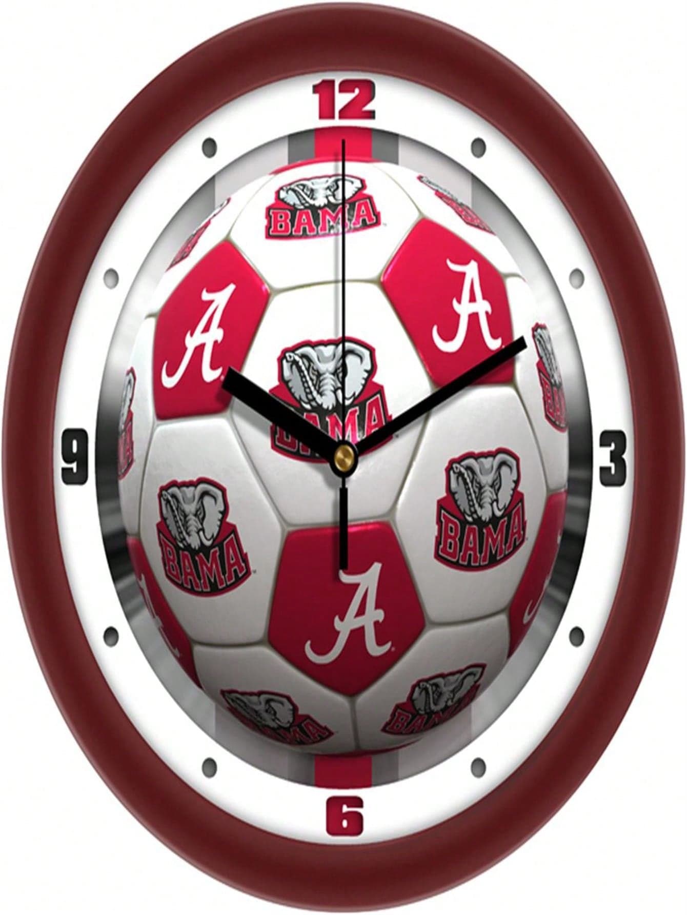 Unbeatablesale Suntime Alabama Crimson Tide Soccer Wall Clock