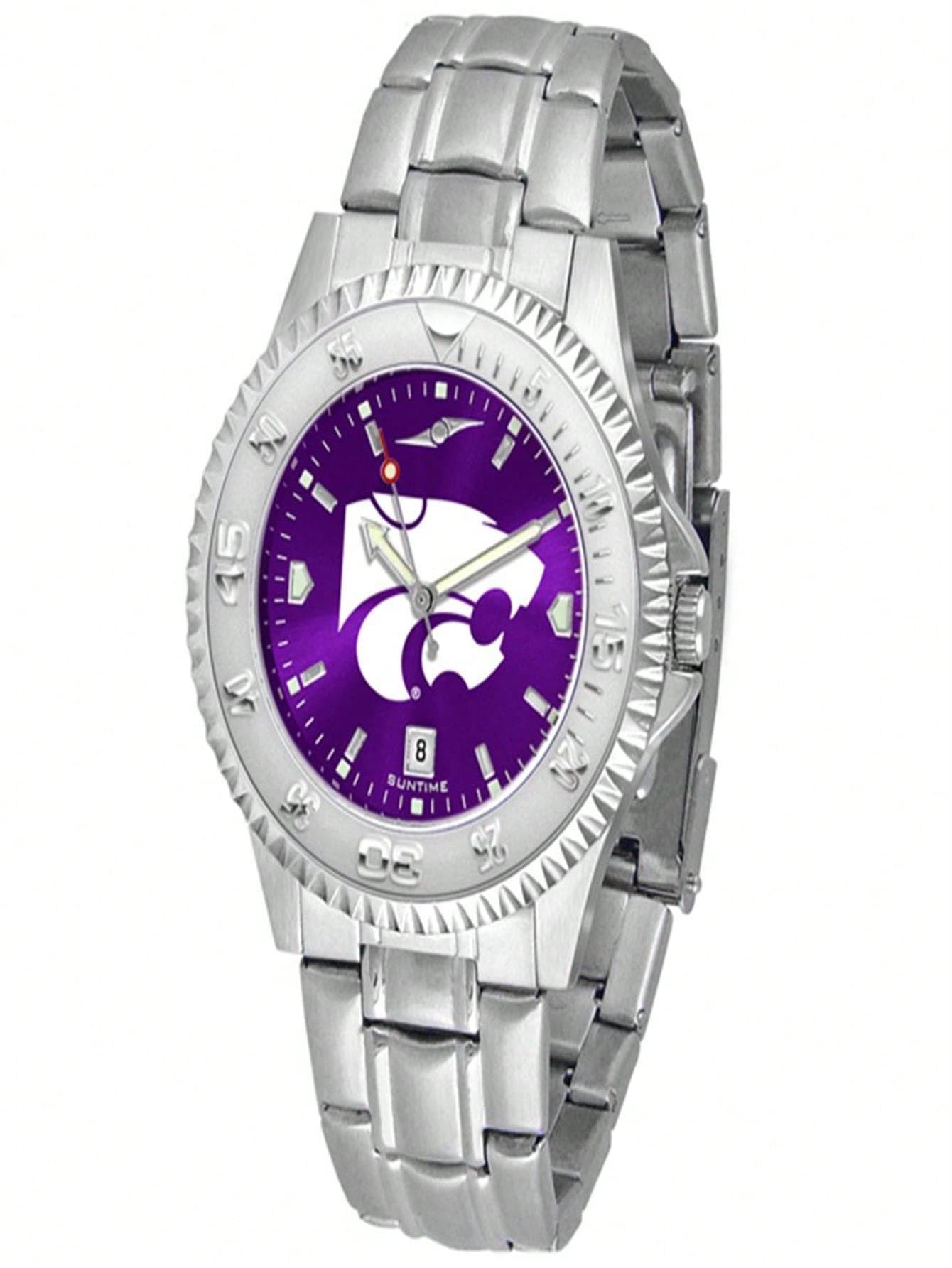 Unbeatablesale Suntime ST-CO3-KSW-COMPM-A Kansas State Wildcats-Competitor Steel AnoChrome Watch