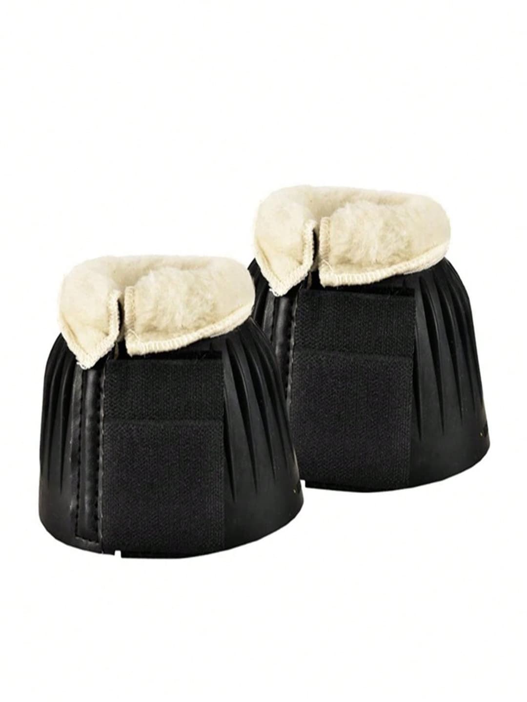 Unbeatablesale Jacks 2128F-WH-L Ribbed Bell Boots With Fleece - White, Large