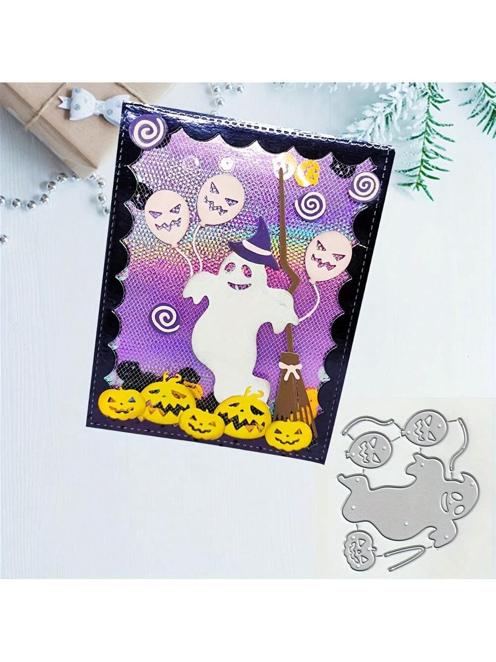 1PC PumpkinHalloween Metal Frame Pattern Cutting Die For Paper Card Scrapbooking Greeting Card Album Crafts Decorative Metal Cutting Die.