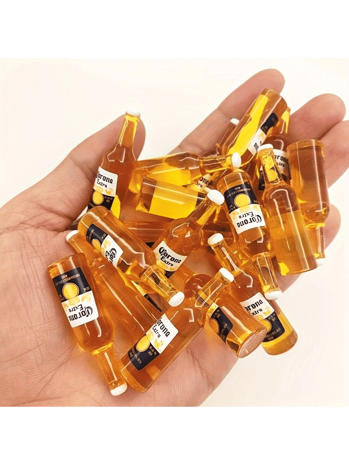 20pcs Mini Beverage Bottle Figurines, Home Office Desk Decor, Miniature Accessories, Room Decoration, Home Decoration