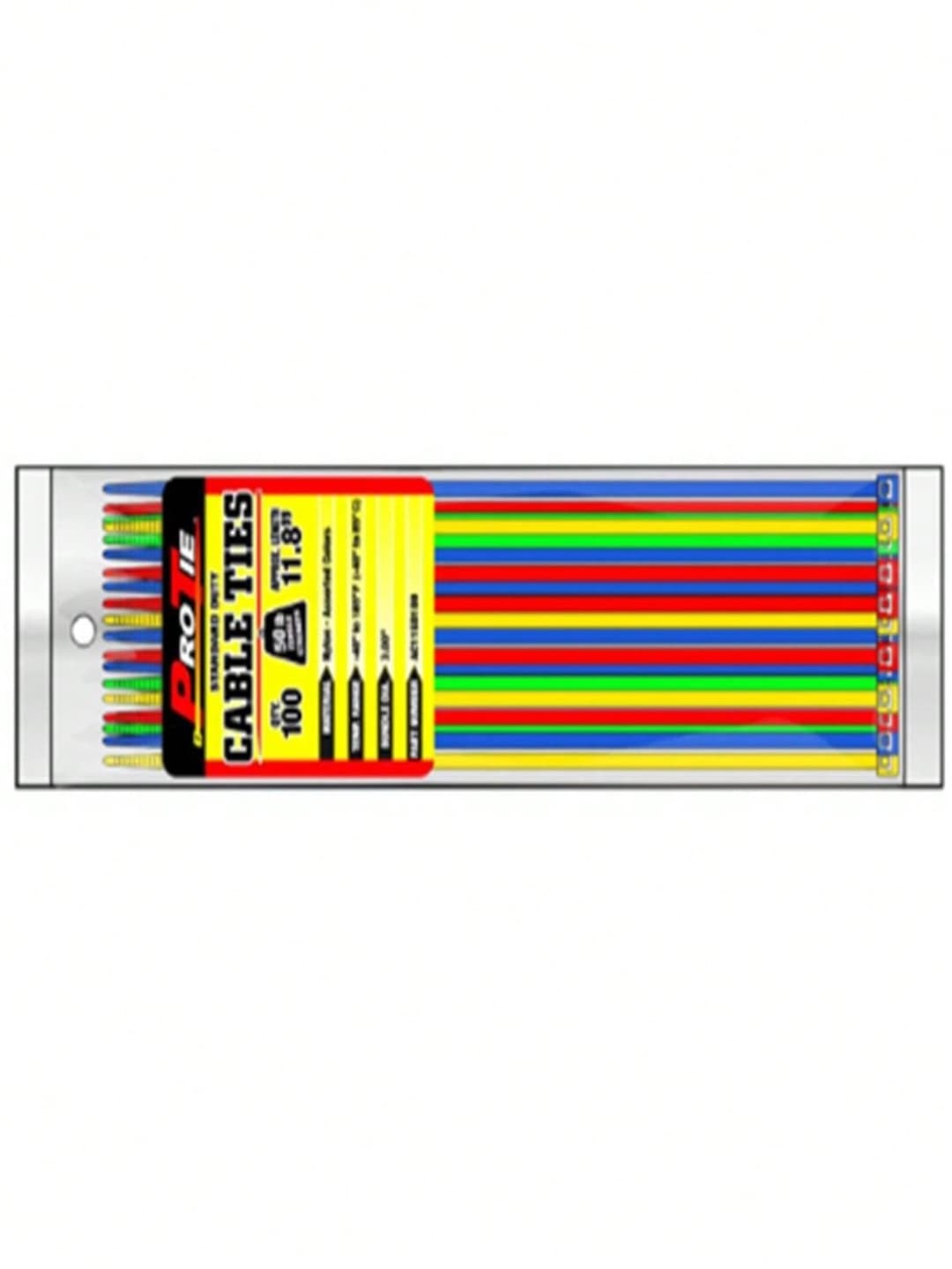 Unbeatablesale Kdar GR11SD100 11.8 In. Standard Duty Cable Ties, Green - Pack Of 100