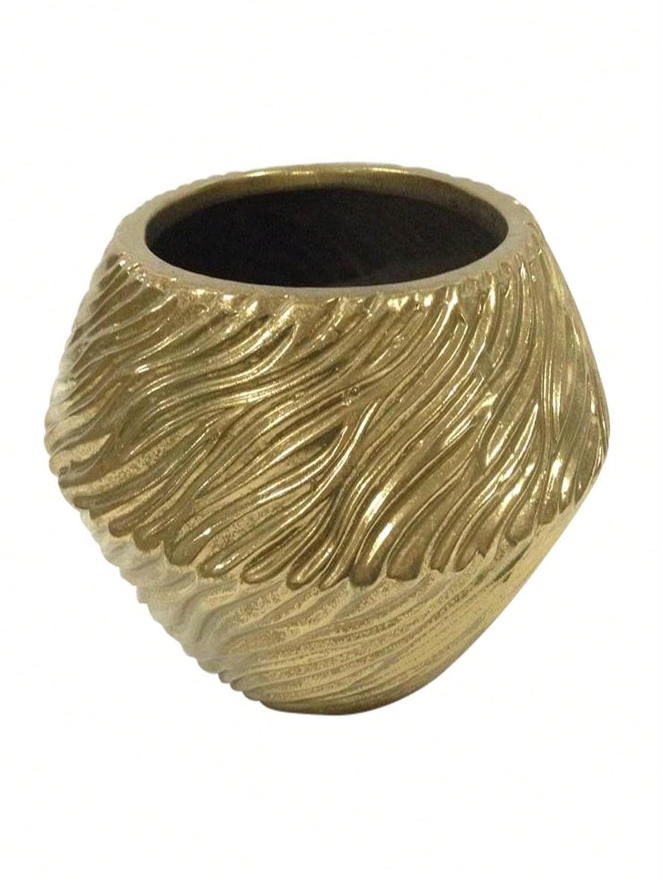 Unbeatablesale Jeco HD-HAVS069 Ceramic Vase, Gold Color