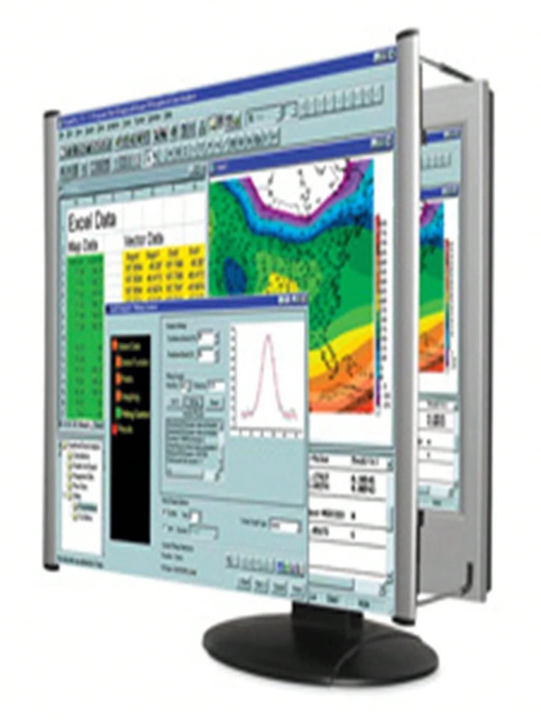 Unbeatablesale Kantek Magnifier- LCD- Adjustable Mag. Level- Fits 15in.- Aluminum